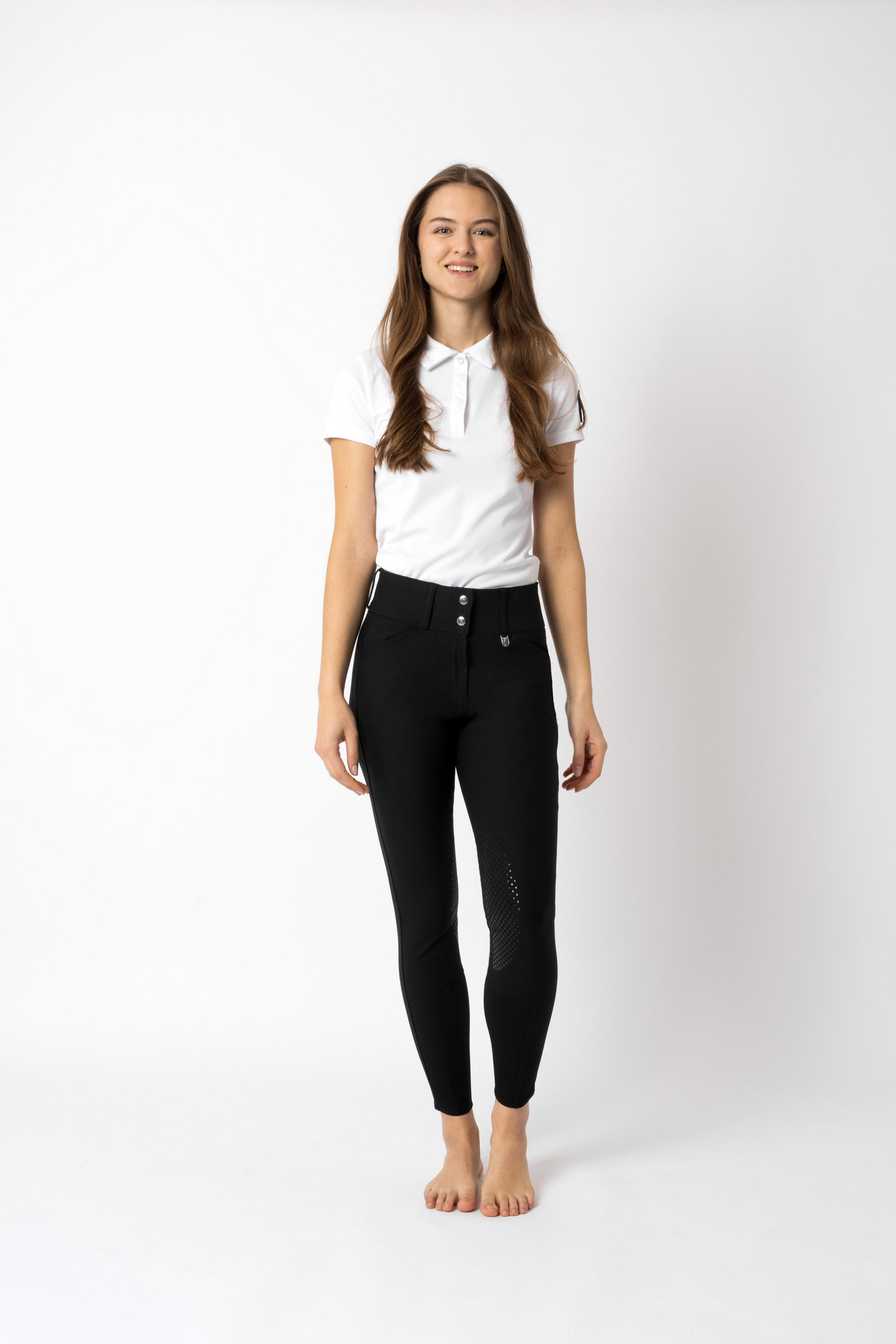 Horze Grand Prix II Ridebukser med Kn&aelig;grip, damemodel