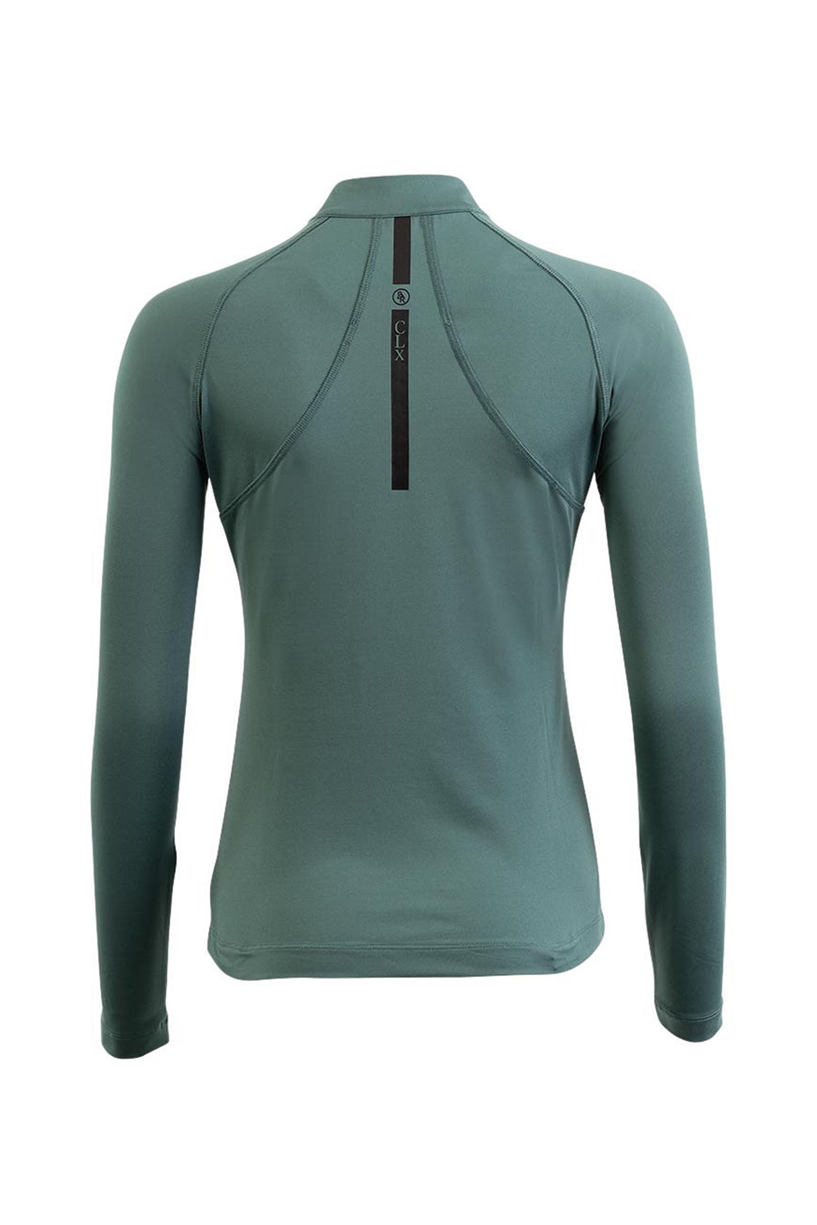 BR CLX dames lang&aelig;rmet zip up shirt