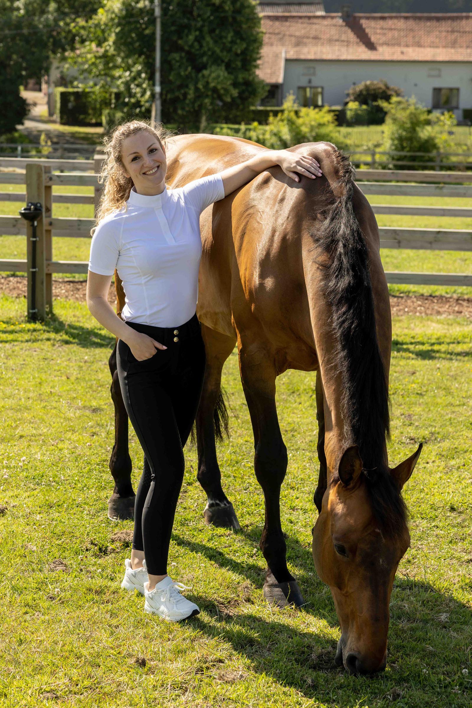 Kentucky Horsewear Miami dame ridebukser med fuldgrip  