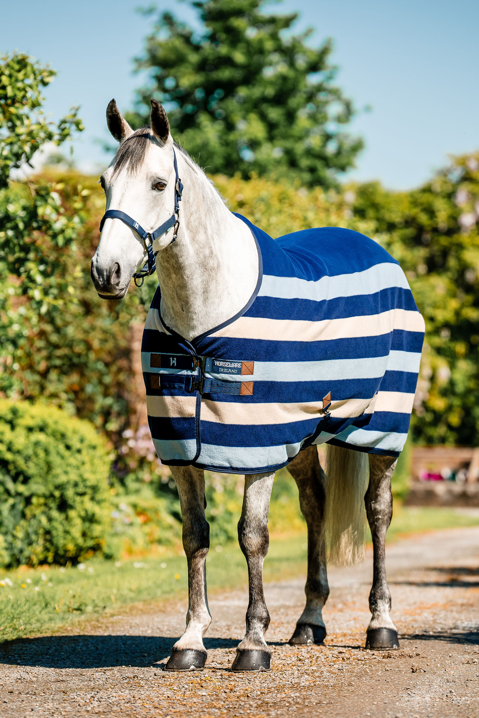 Witney Navy Horseware Newmarket Fleece K&oslash;led&aelig;kken