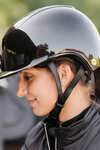 Back on Track Strixx Riding Helmet With Sun Visor 