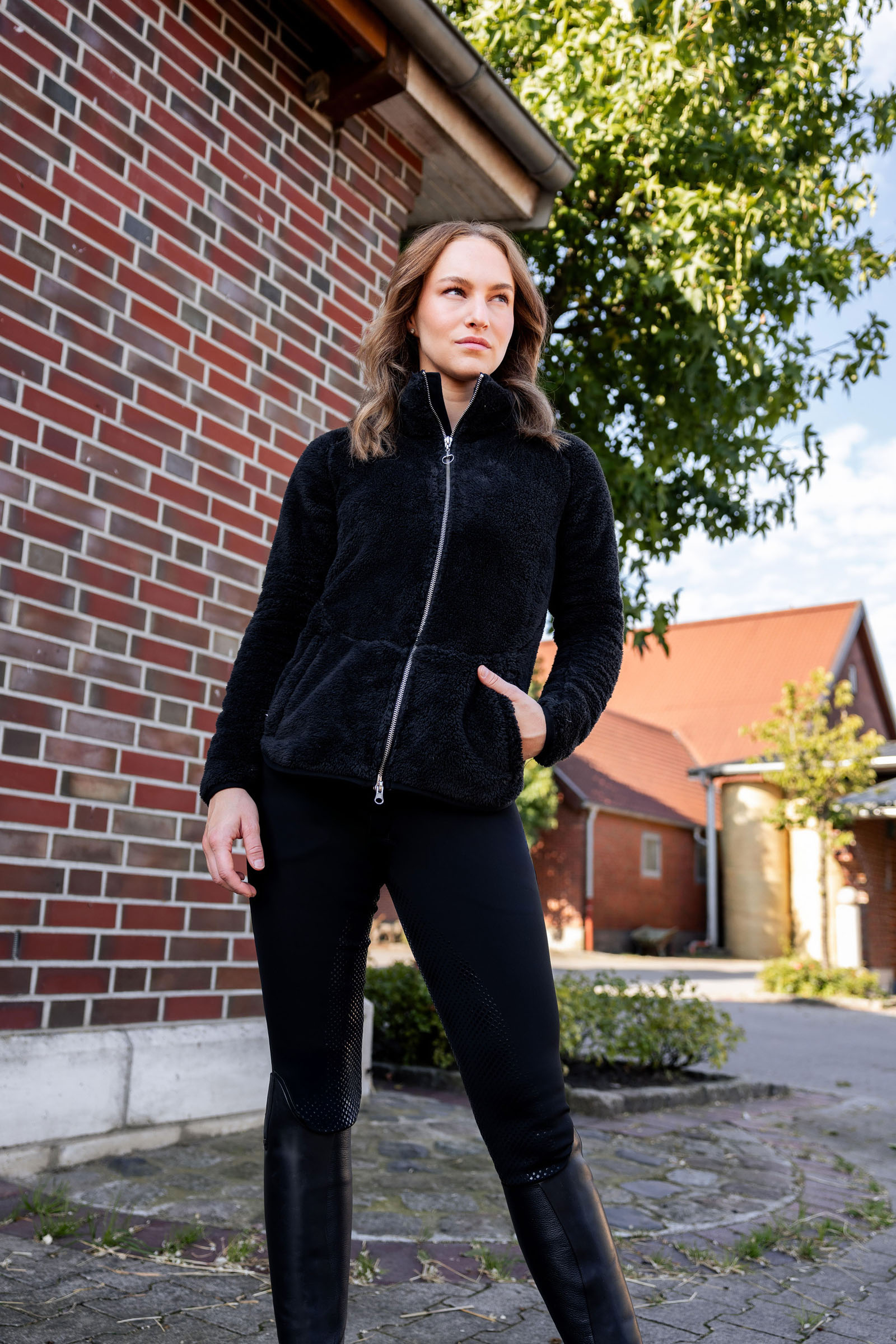 Horze Merida Teddy Fleecejakke, damemodel