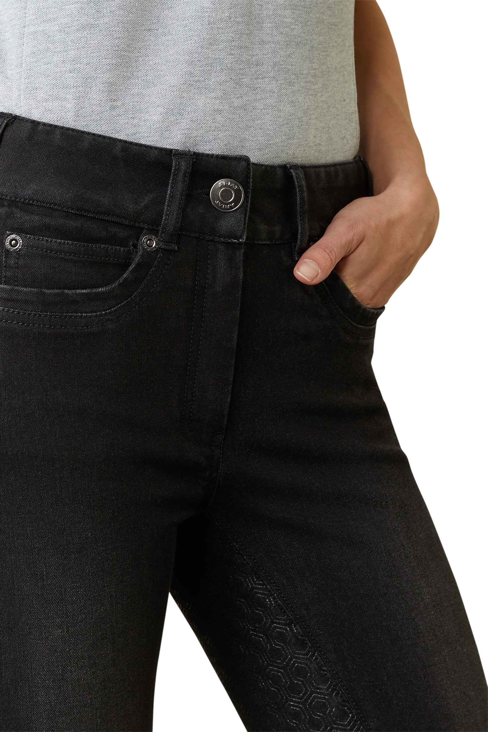 Ariat Halo B denim ridebukser med fuld greb til kvinder