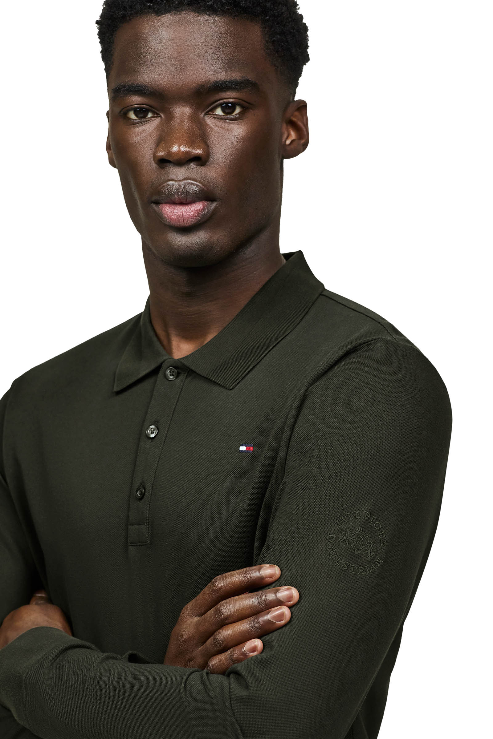 Tommy Hilfiger Equestrian Erwin lang&aelig;rmet polo