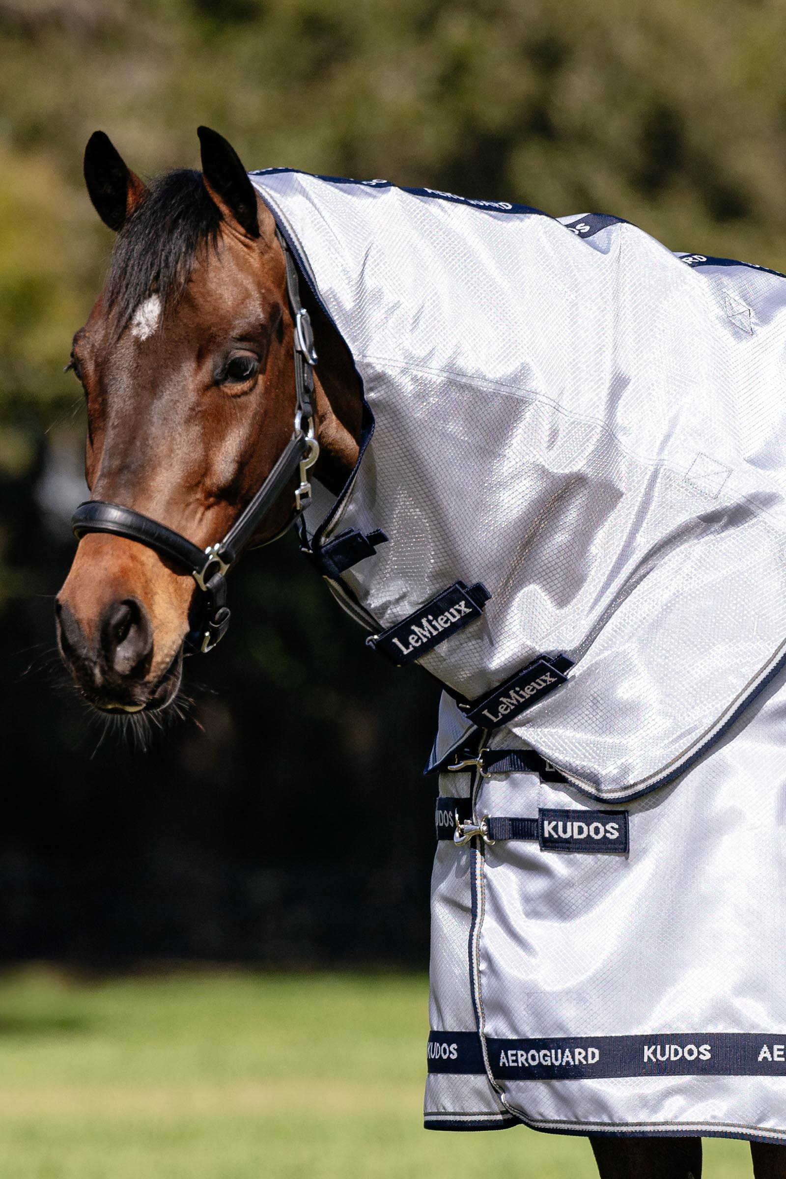 LeMieux Kudos AeroGuard flued&aelig;kken med aftagelig hals