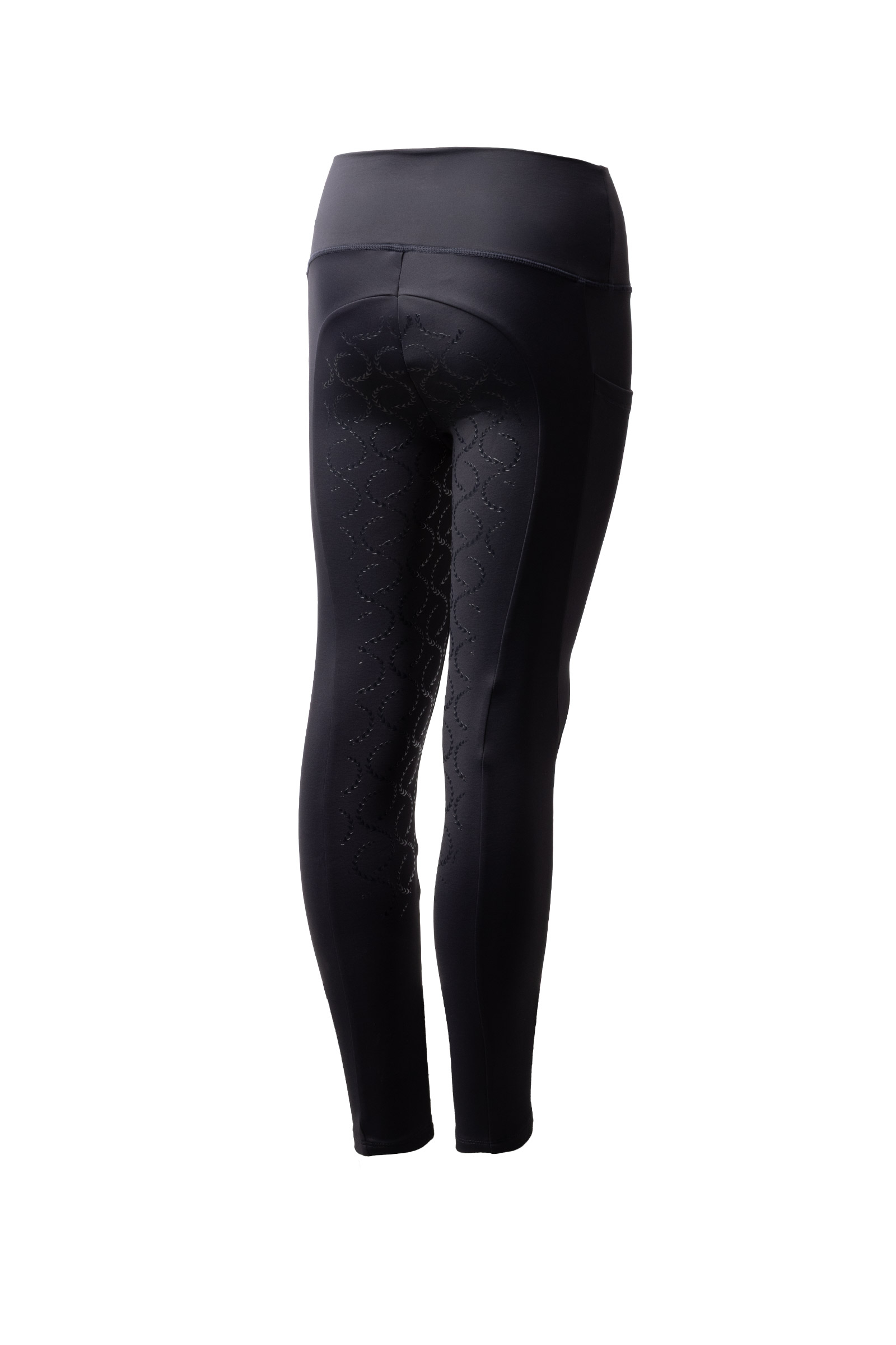 Dark Navy Horze Gillian Børns thermo fullgrip rideleggings