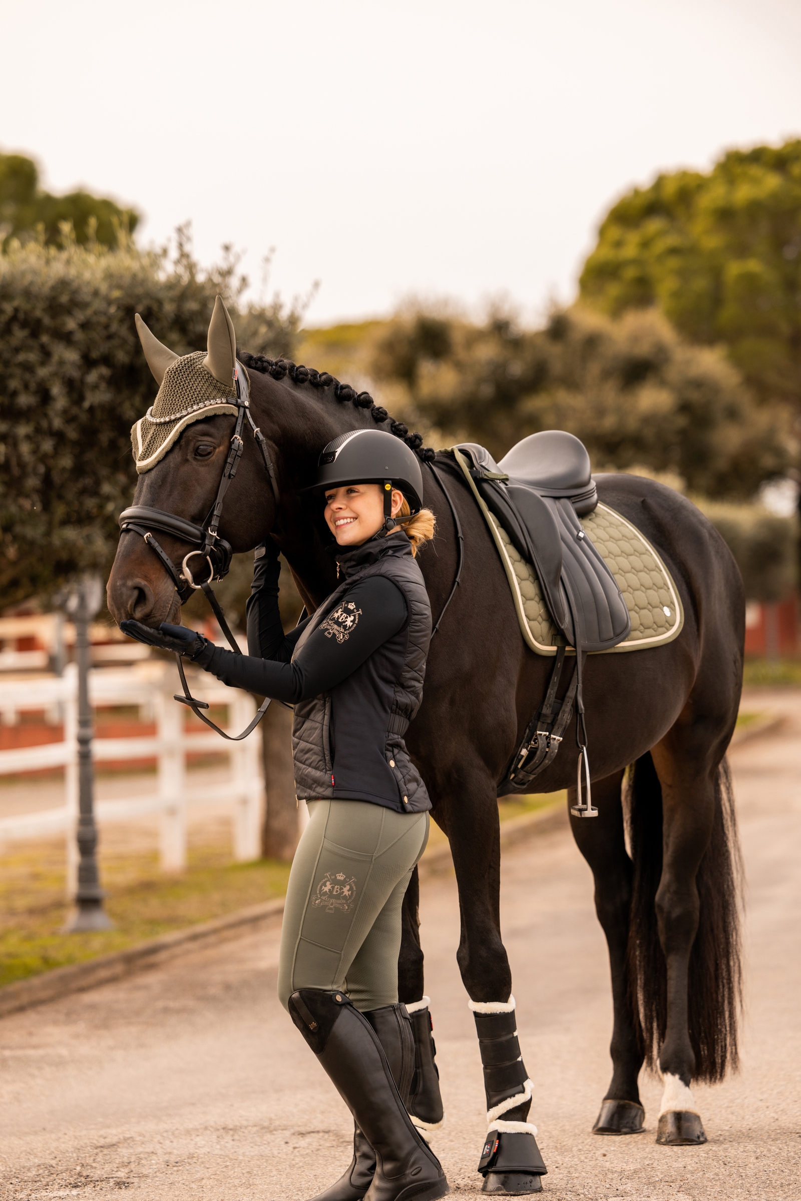 B Vertigo Caitlin Full Seat Ridetights med høj talje, damemodel