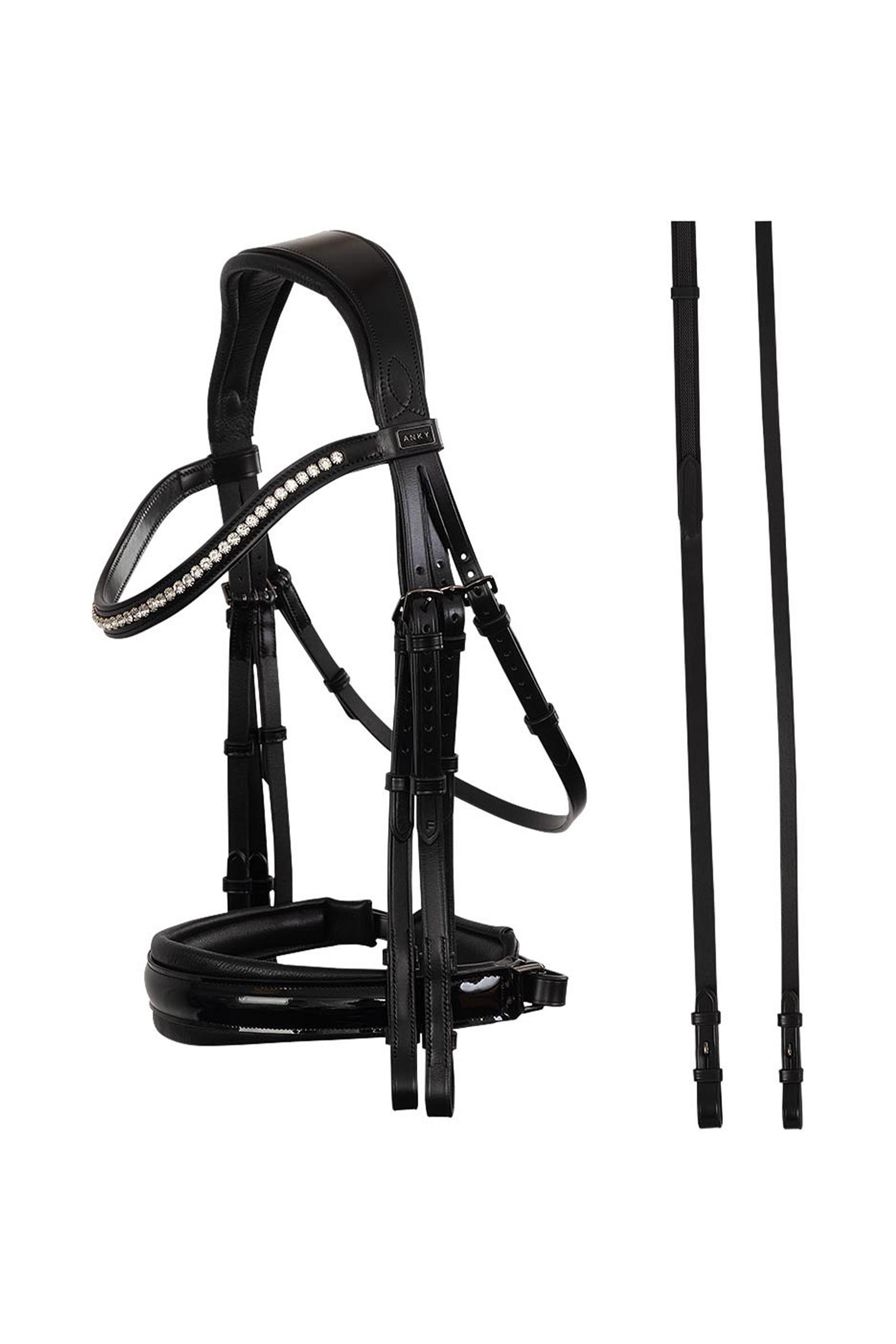 ANKY Dobbelt Trense med Ekstra Bredt Nakkestykke