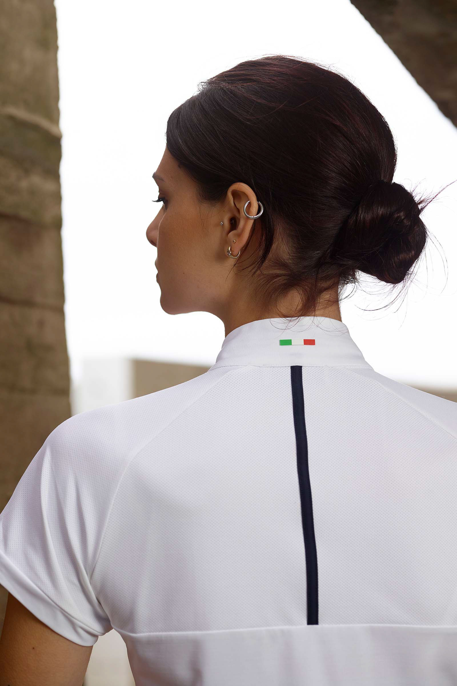 AA Evora kort&aelig;rmet St&aelig;vnebluse