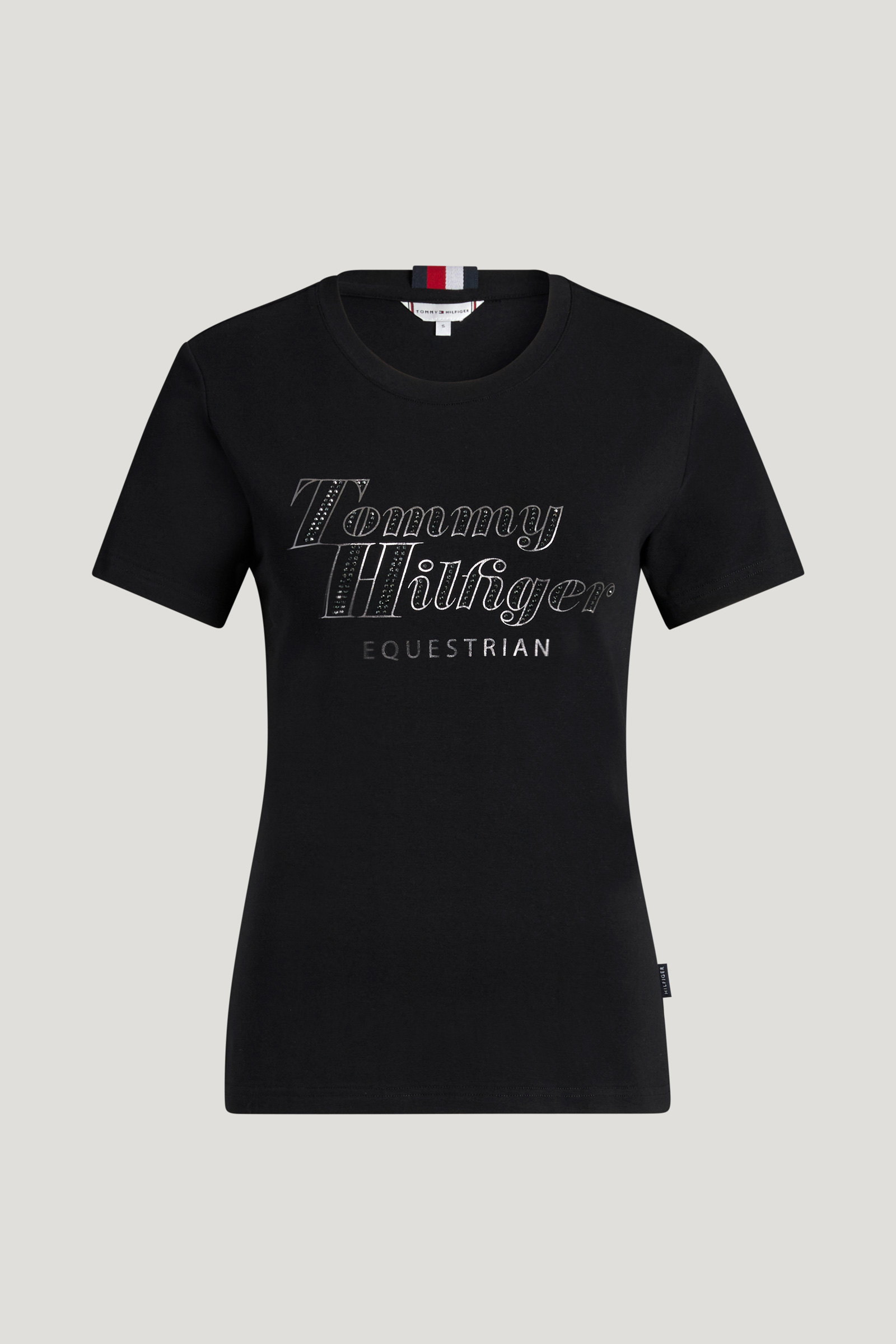 Tommy Hilfiger Equestrian Malibu dame T-shirt med rhinsten