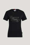 Tommy Hilfiger Equestrian Malibu dame T-shirt med rhinsten