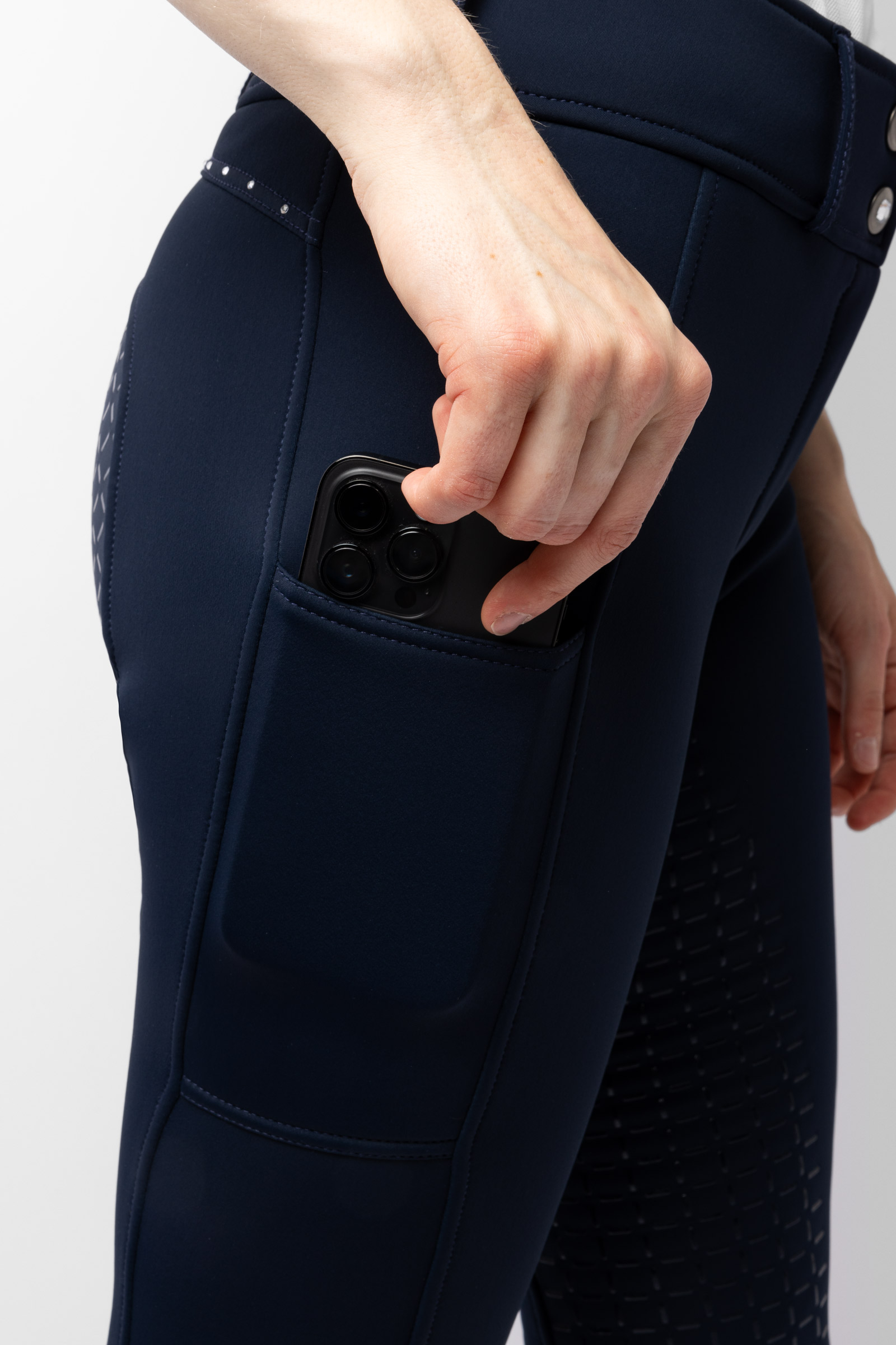 Horze Macy termo ridebukser med fuldgrip