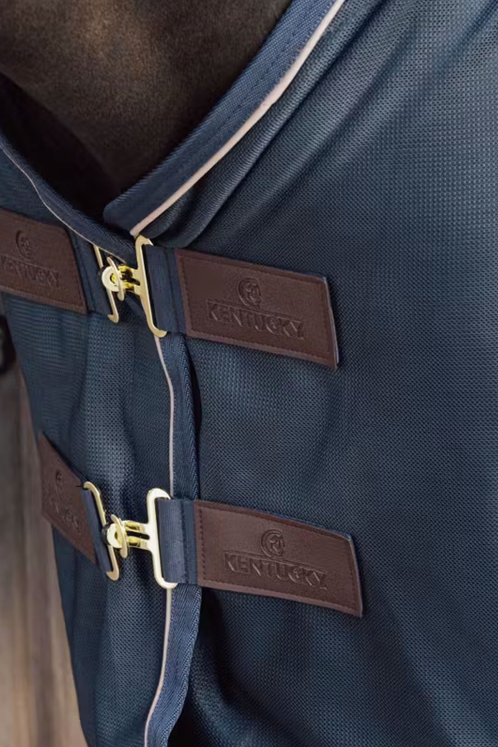 Kentucky Horsewear fleece-mesh k&oslash;led&aelig;kken combo