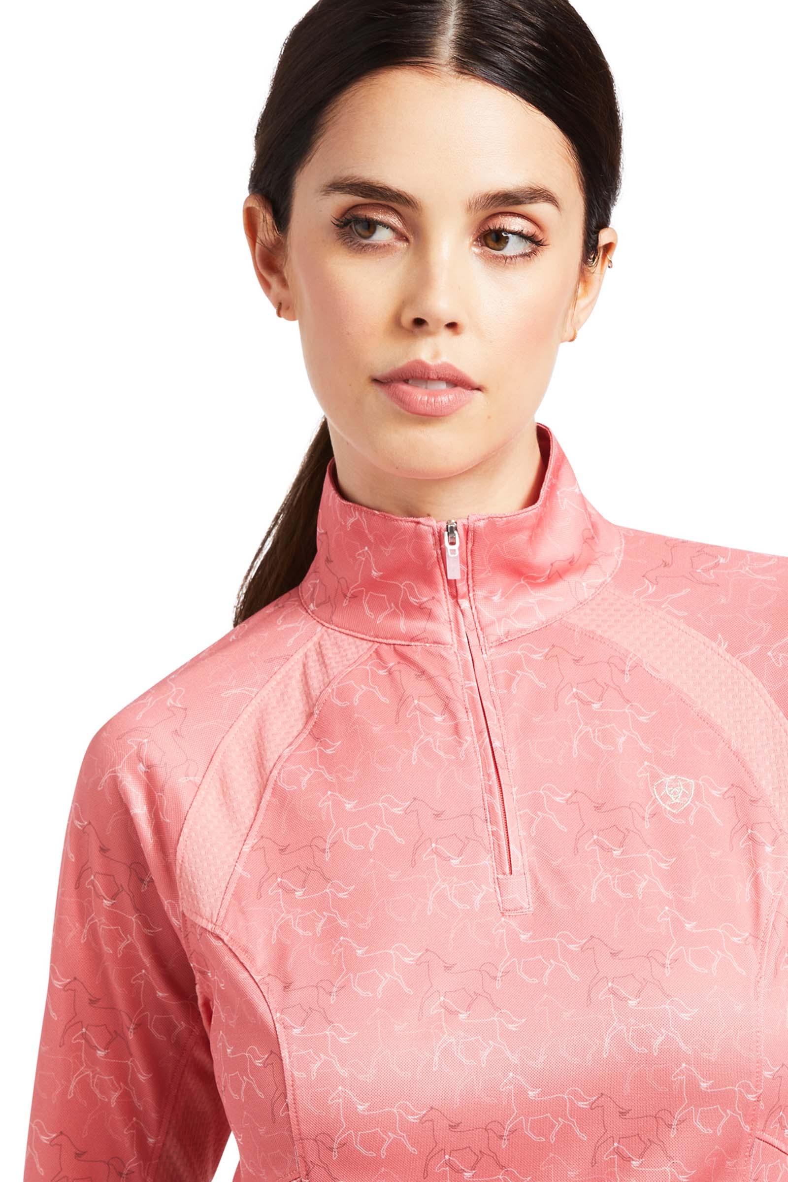 Ariat Sunstopper 2.0 1/4 lynl&aring;s basisbluse, damemodel