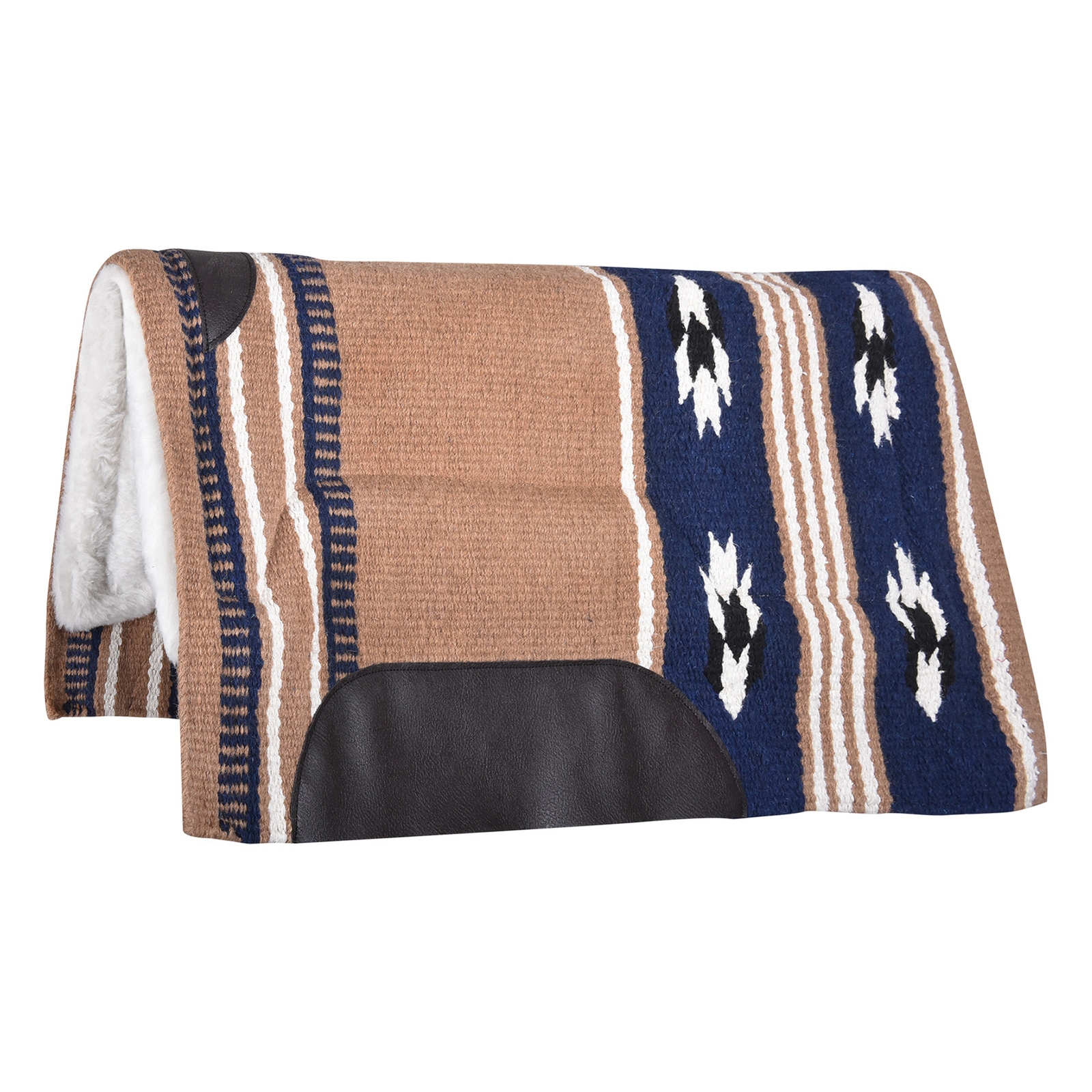 Beige/Dark Blue Waldhausen Utah westernunderlag