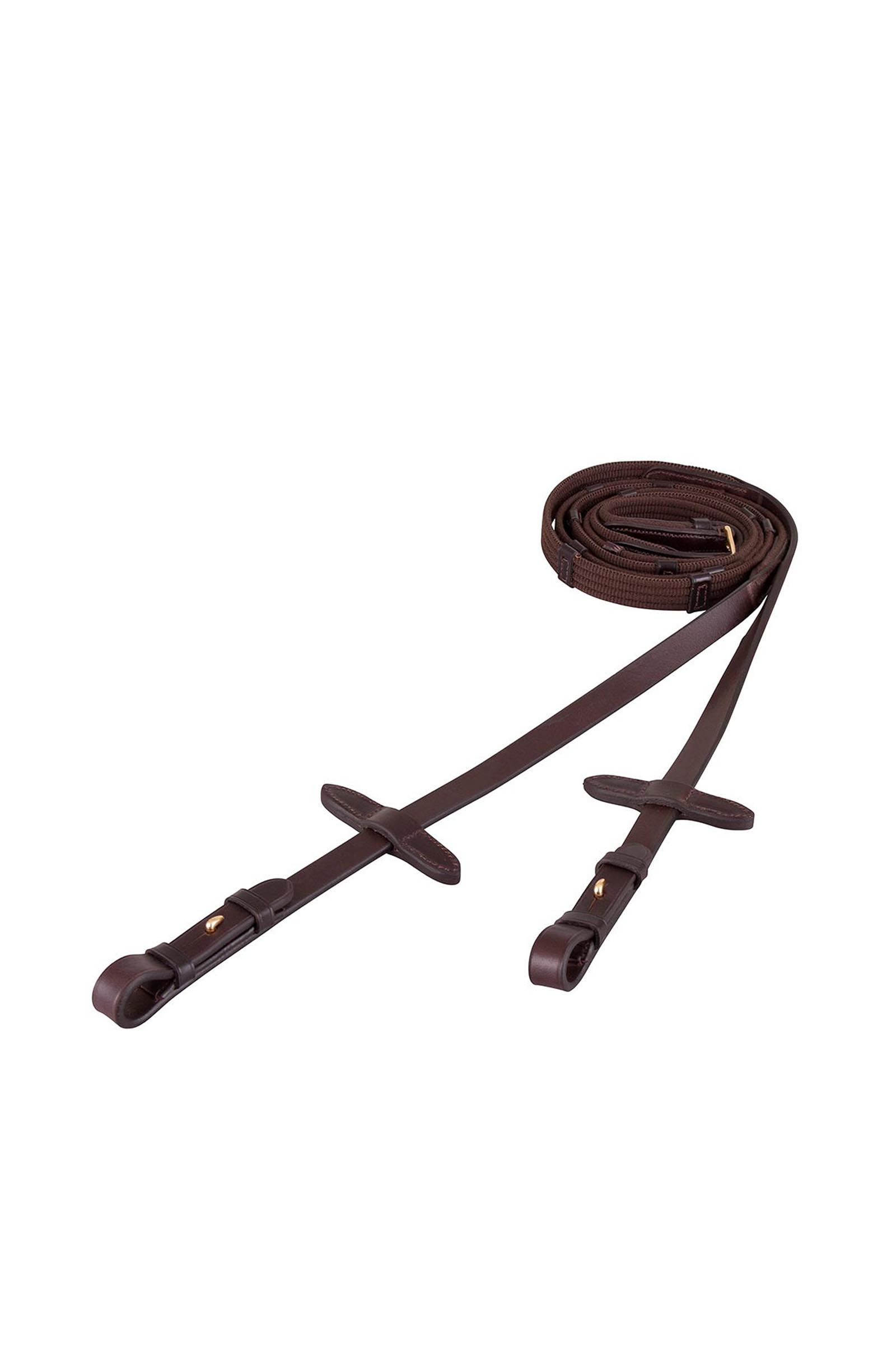 Brown/Gold BR vævede tøjler