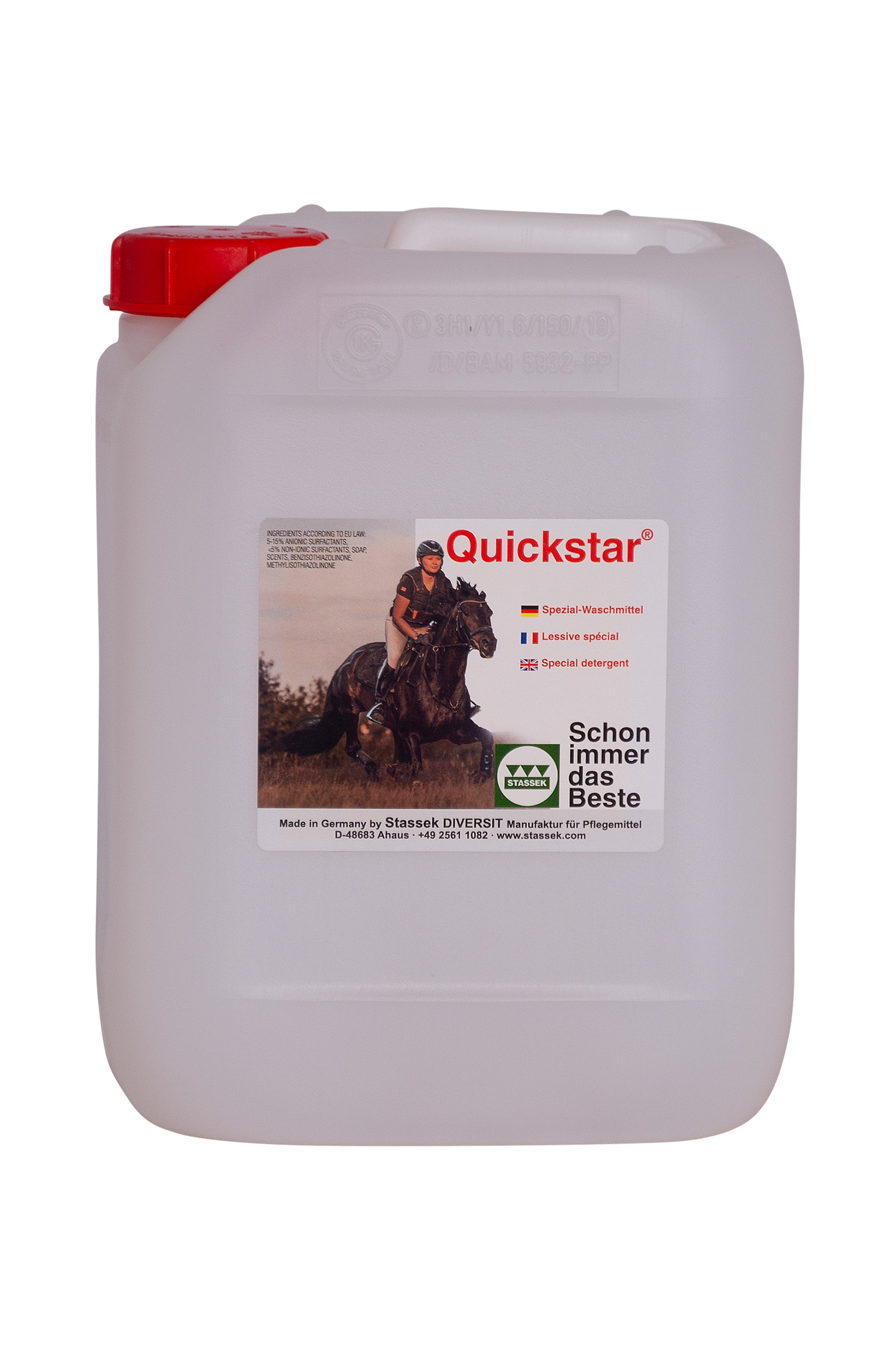 Stassek Quickstar Leather and Wool Care Detergent, 2 liter