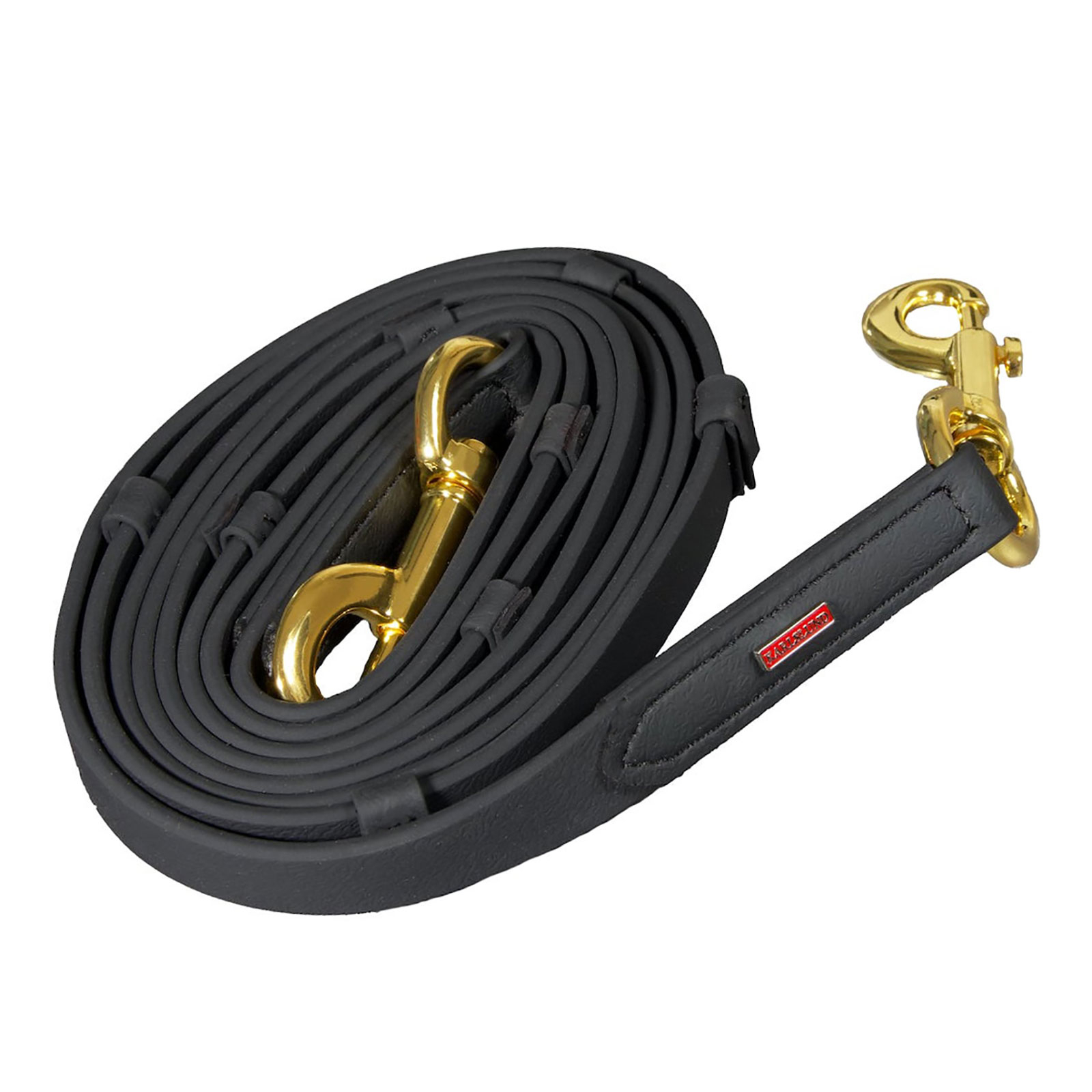 Black/Brass Karlslund Superstrap T&oslash;jler med Stoppere