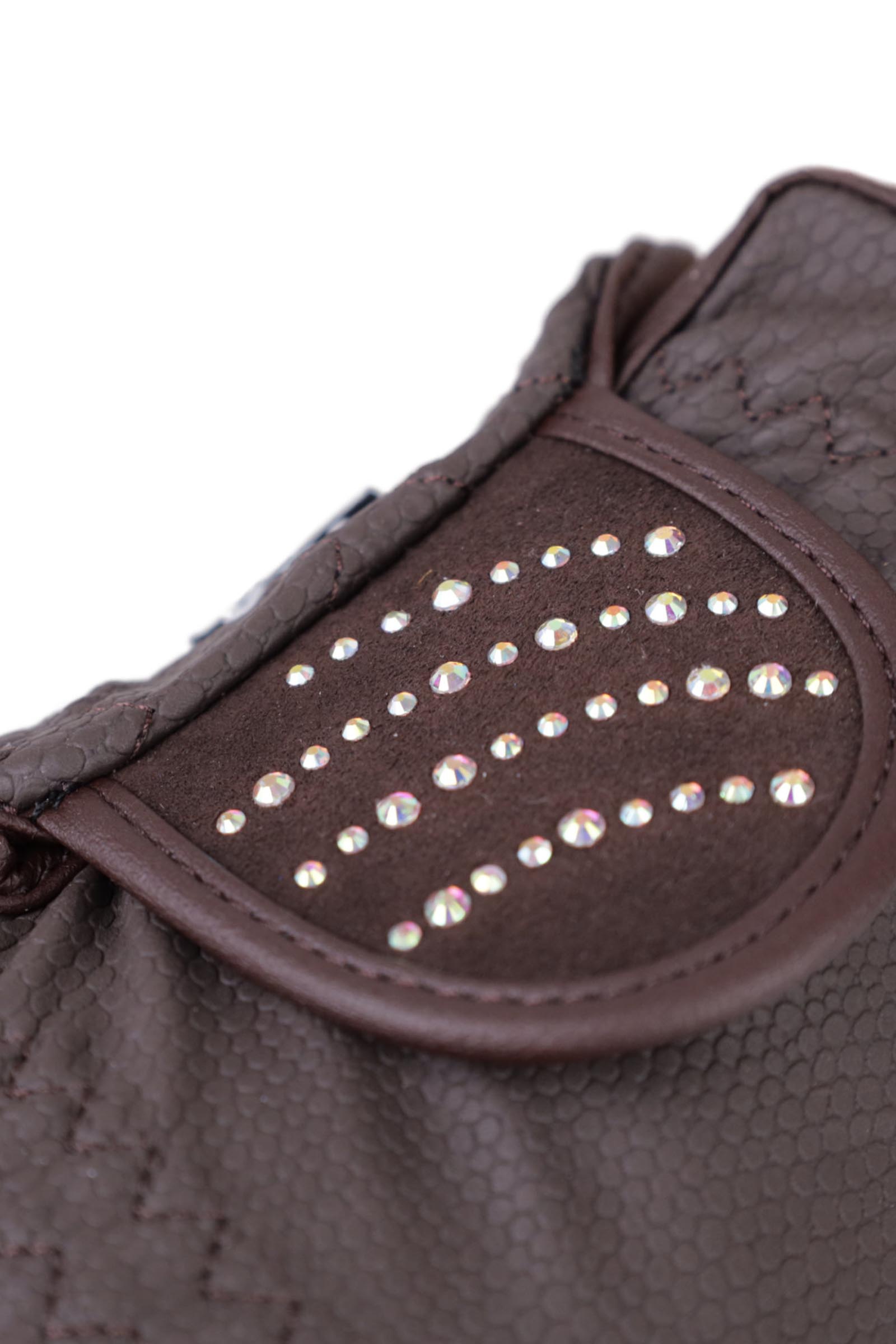 RSL Dubai ridehandsker med farvetilpassede glittersten