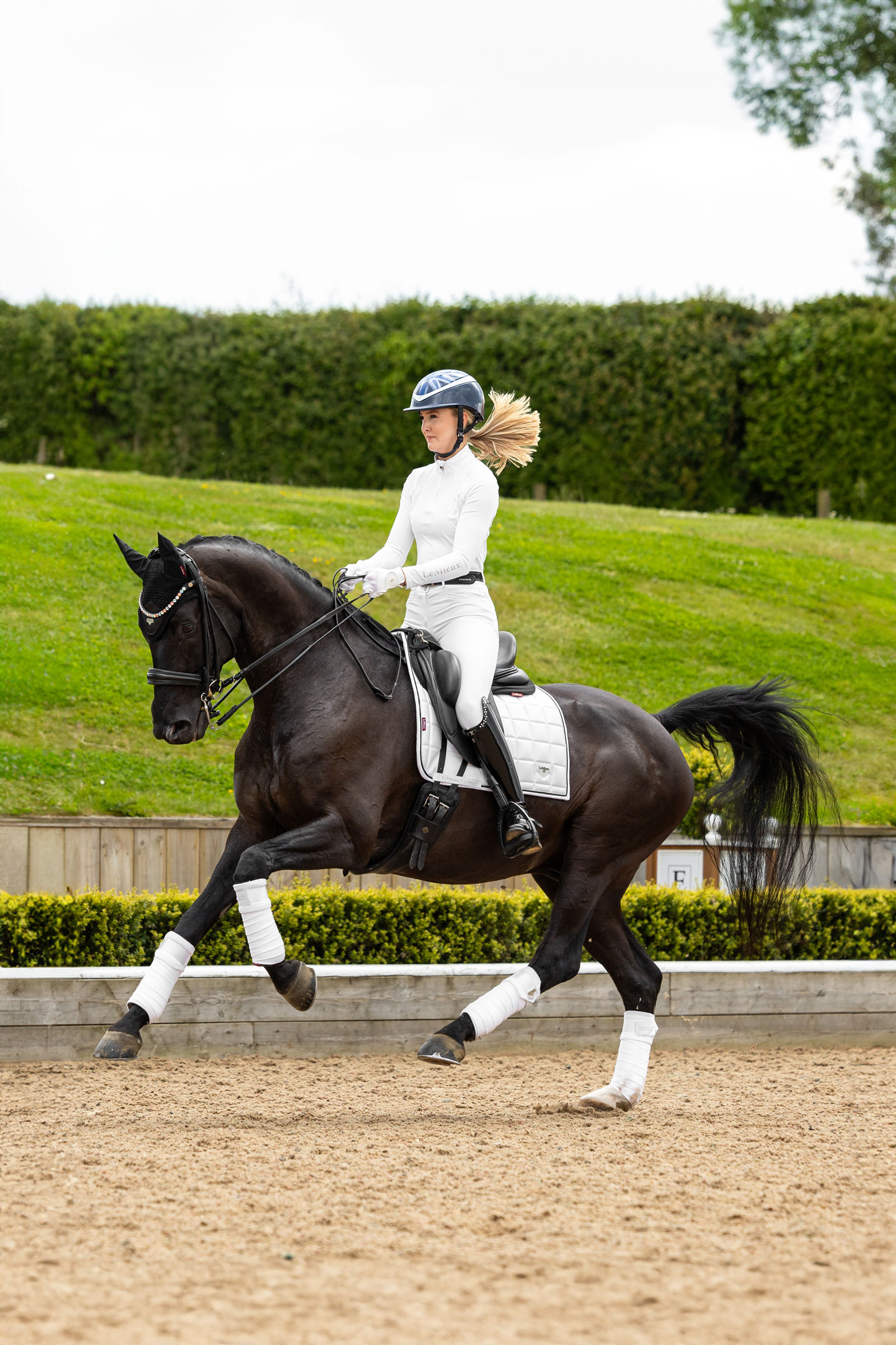 LeMieux Loire klassisk firkantet dressur sadelunderlag