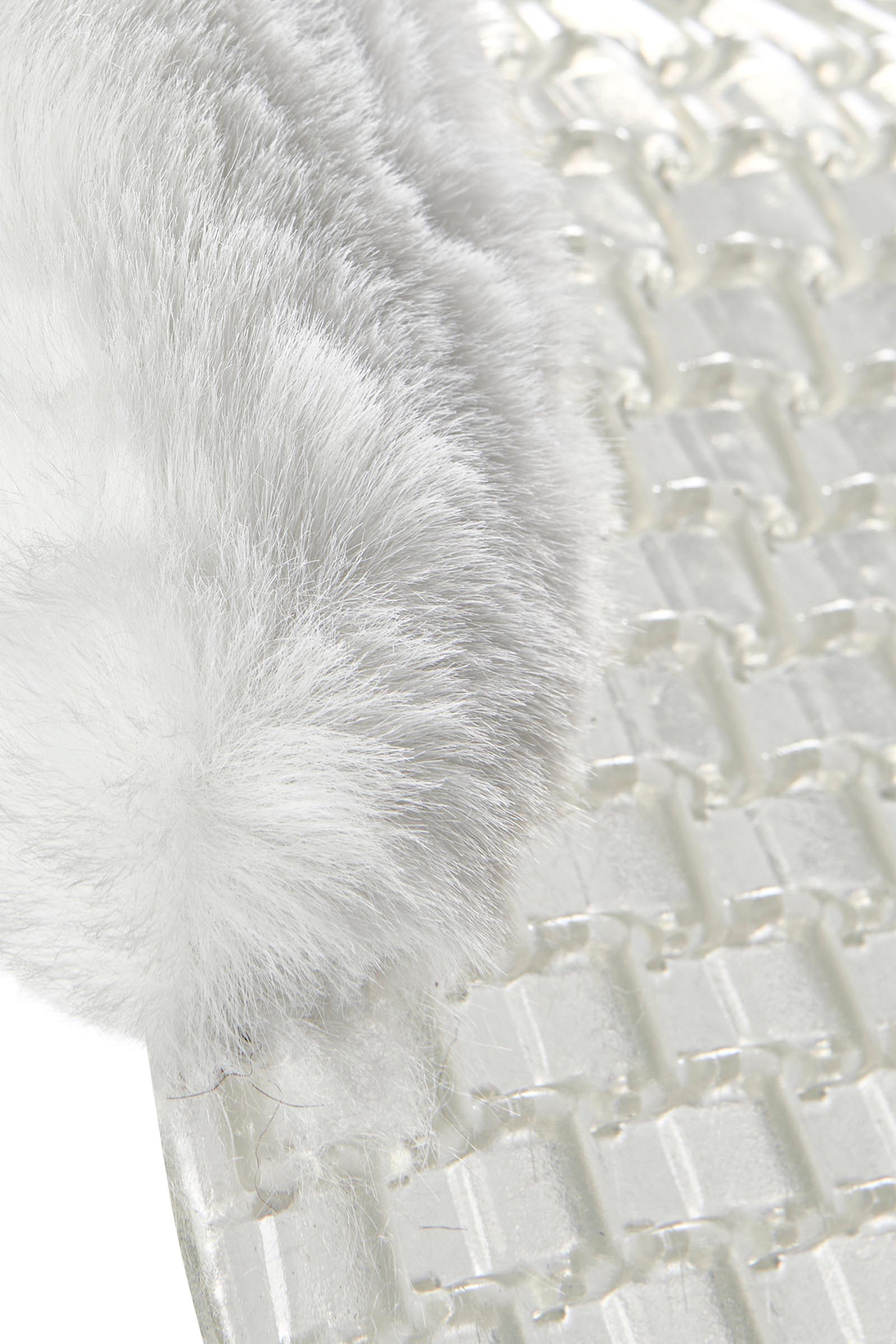 Acavallo skridsikker Respira gelpad med kunstigt lammeskind, flad