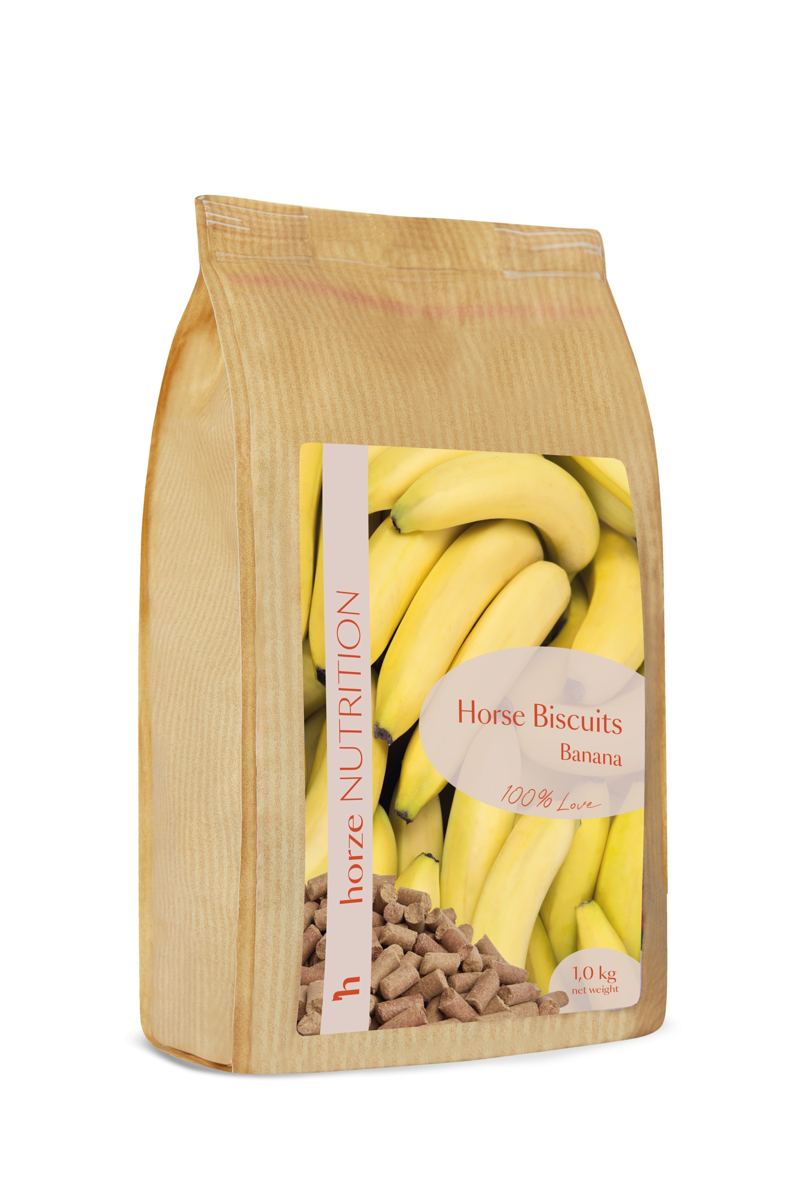 Horze Godbidder med Banan, 1kg