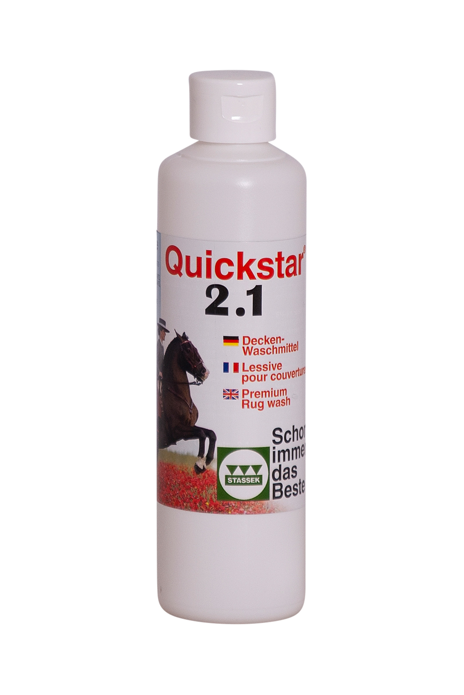 Stassek Quickstar 2.1 Premium Detergent til dækkener og sadelunderlag, 250 ml