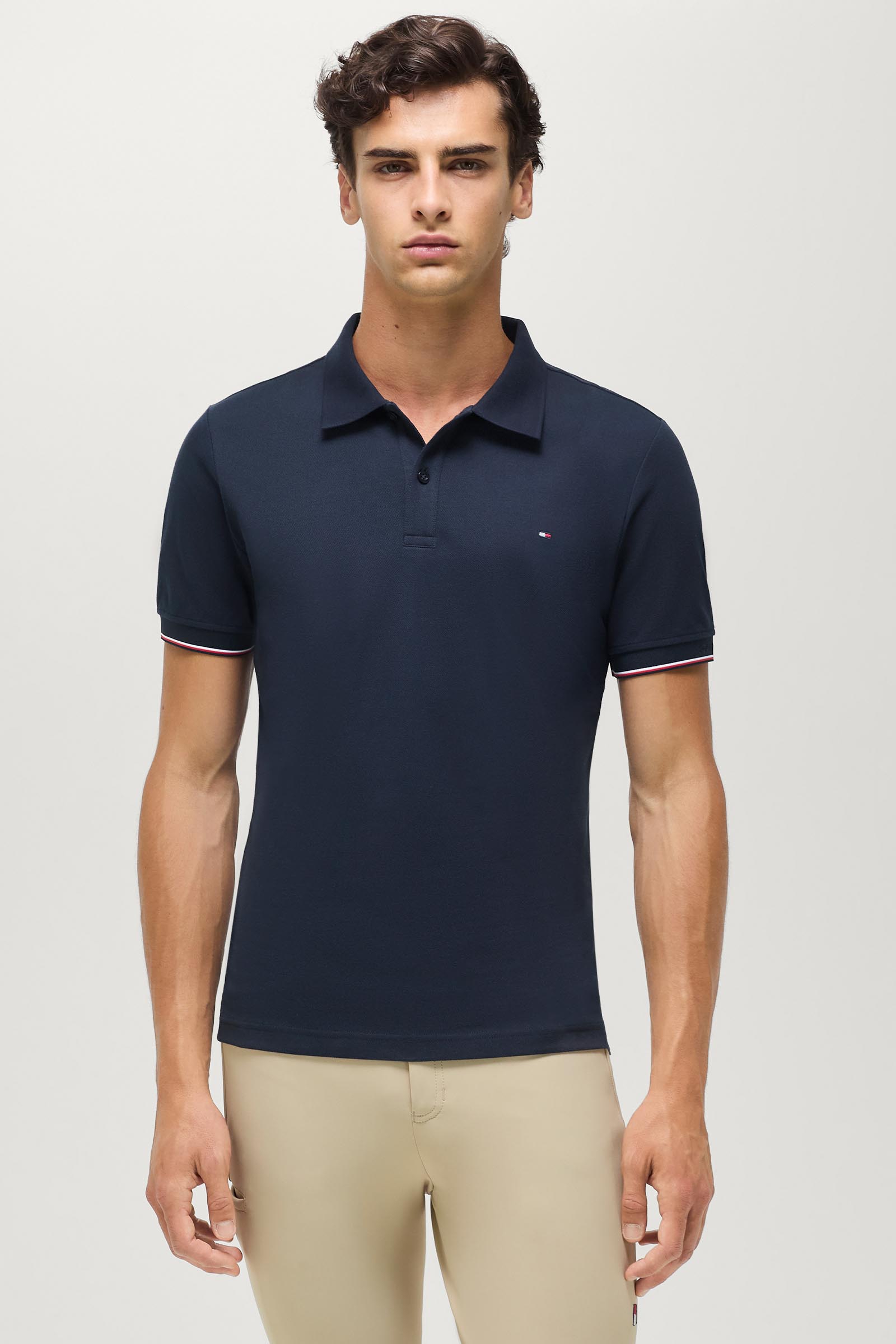 Tommy Hilfiger Equestrian Davis herre piqu&eacute; polo