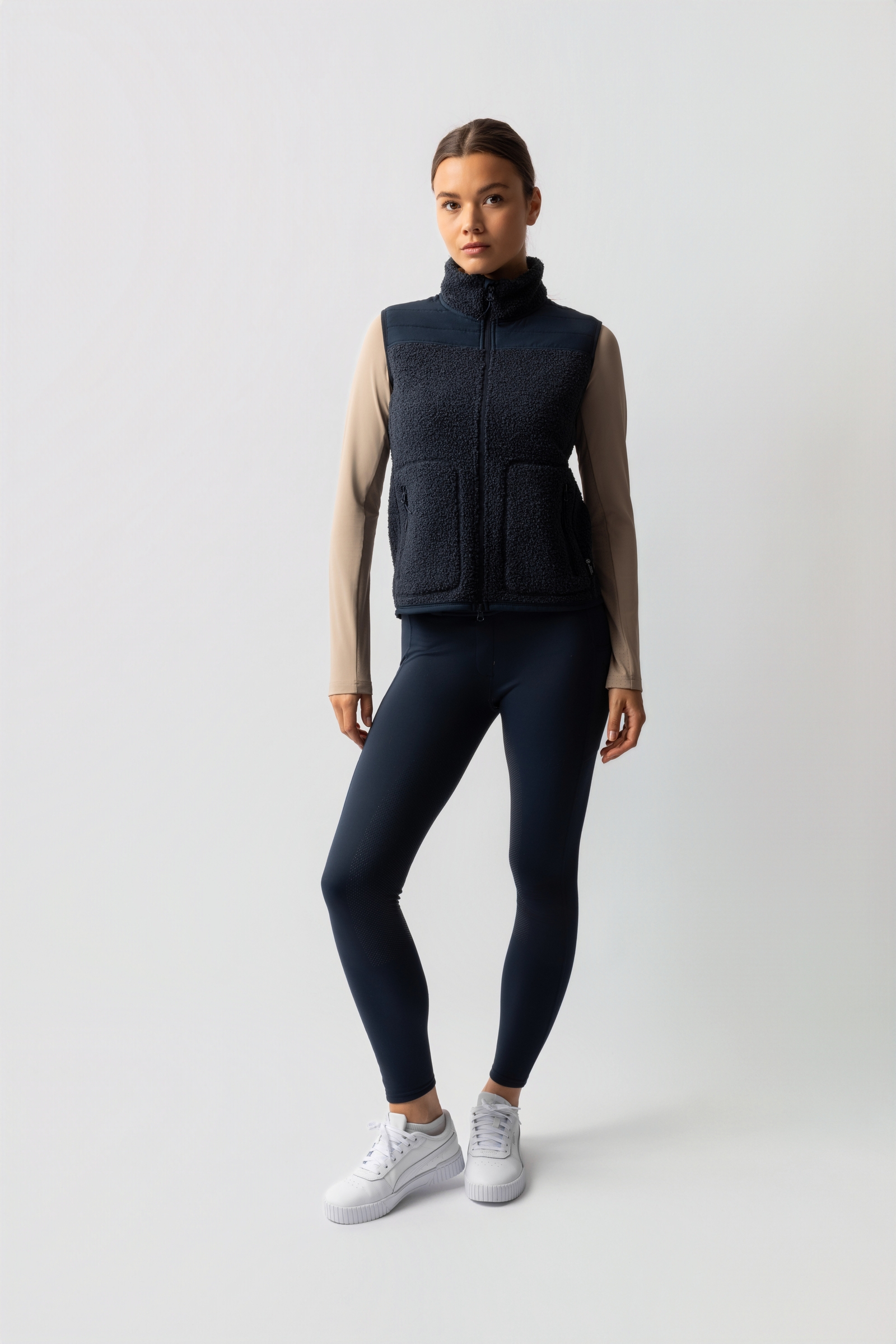 Horze Adira dame teddy fleece vest
