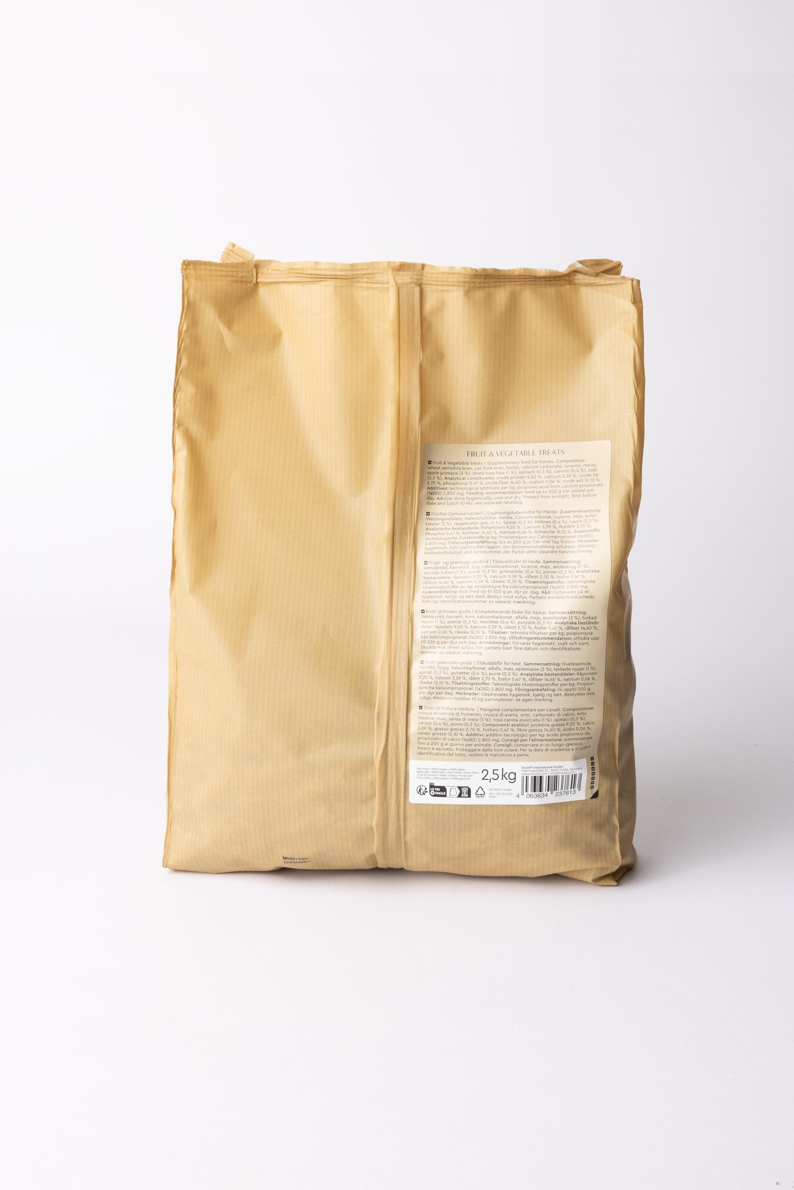 Horze Godbidder med Frugt & Gr&oslash;nt, 2,5kg