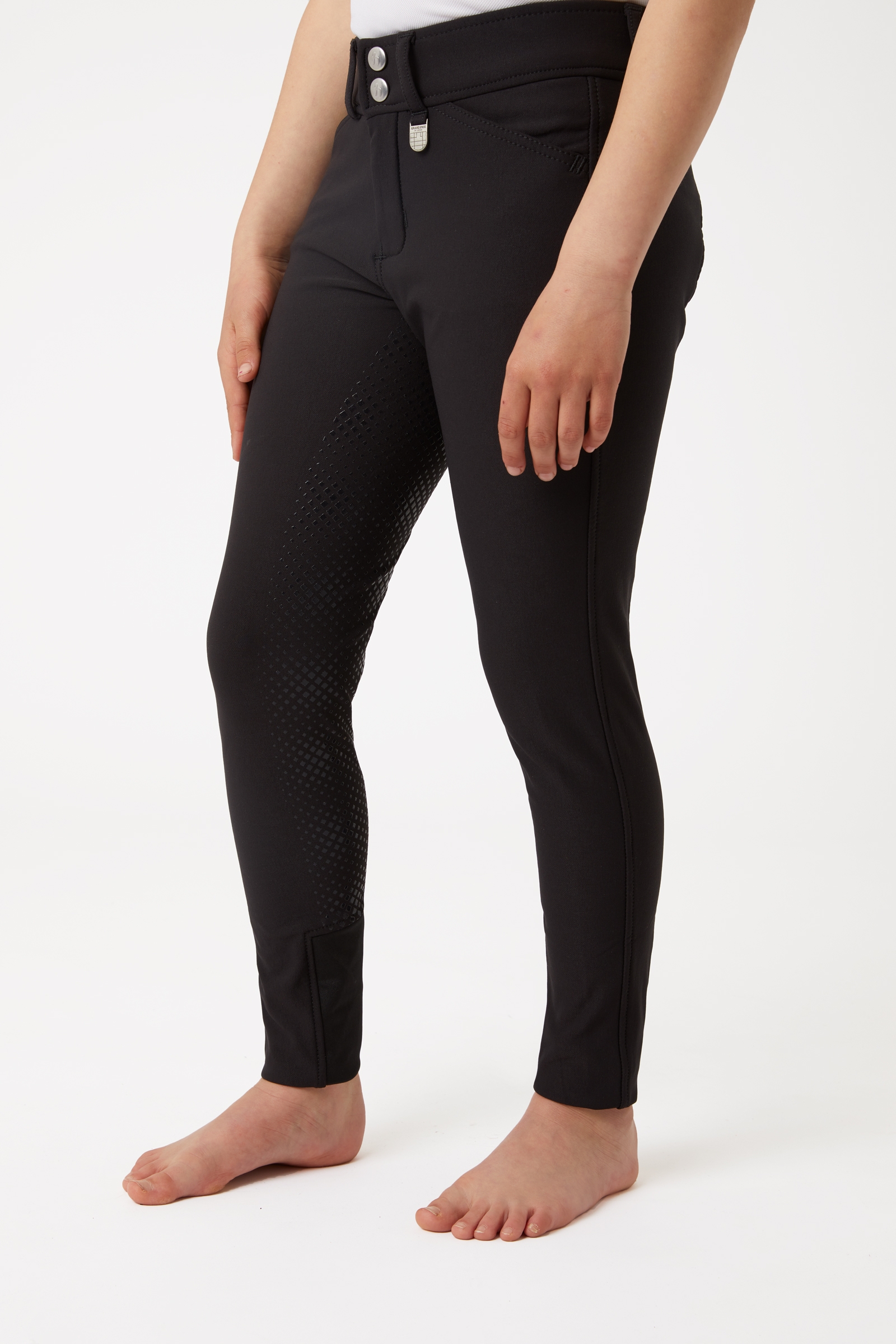 Horze Grand Prix ridebukser med silikone fuldbesætning til børn, UPF 50+