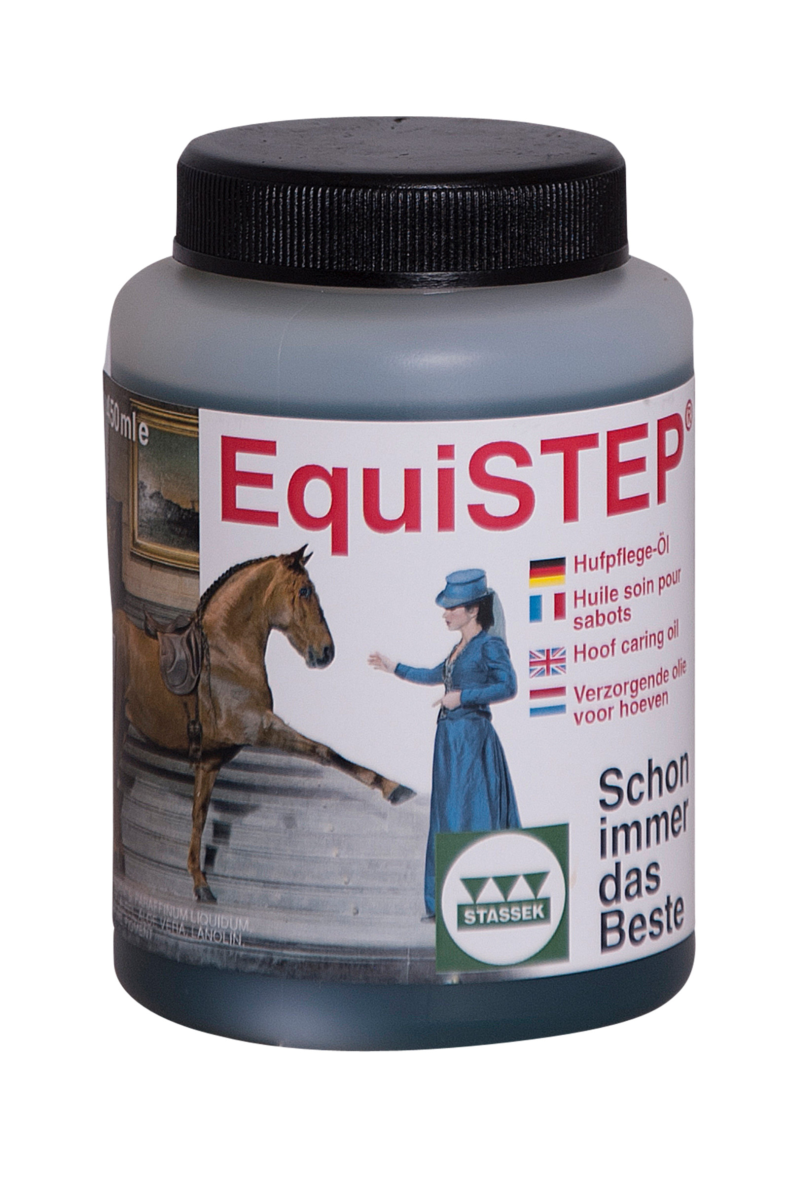 Stassek Equistep Hoof Oil Refillflaske (uden pensel), 450 ml