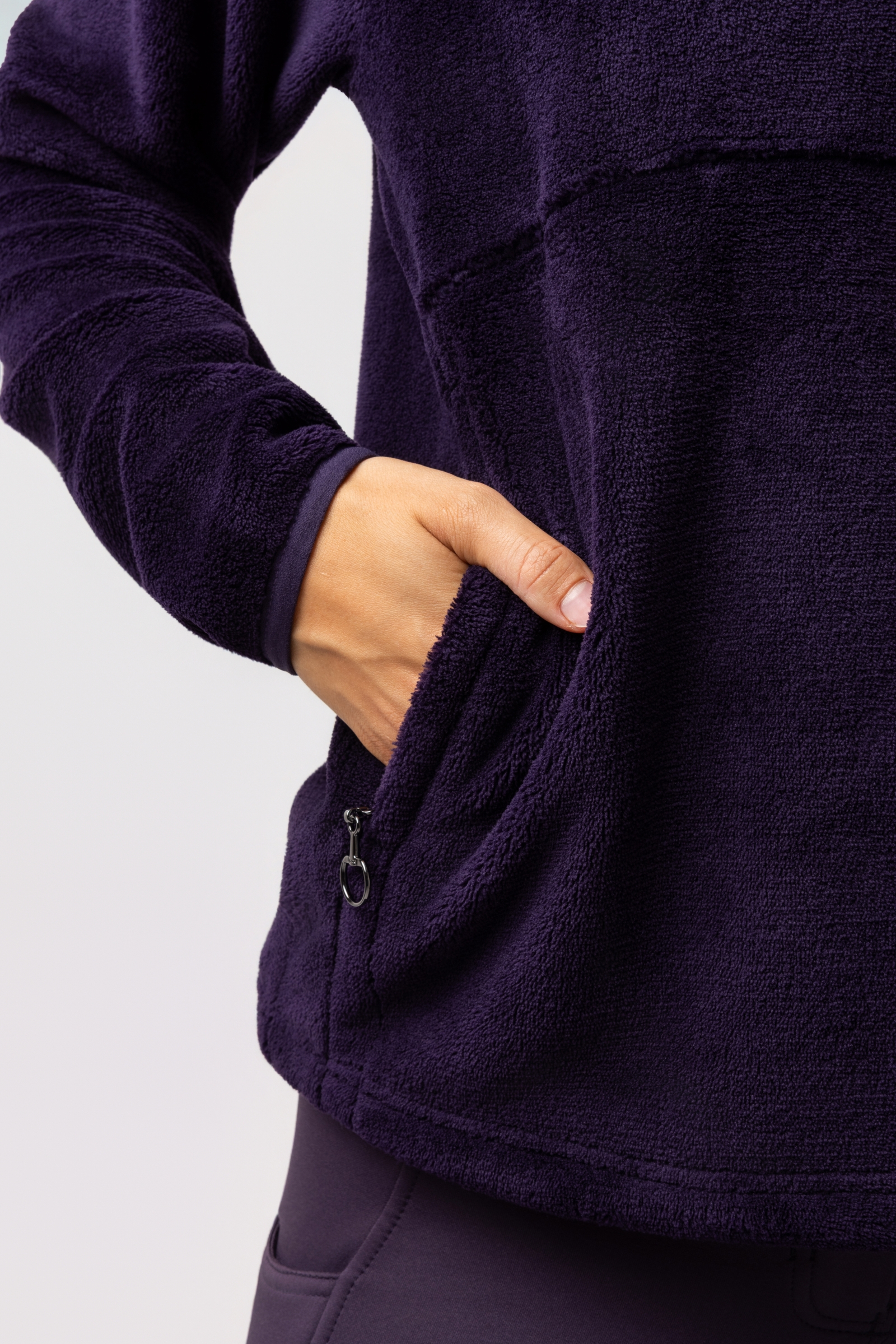 Horze Frieda Damernes anorak fleece sweater