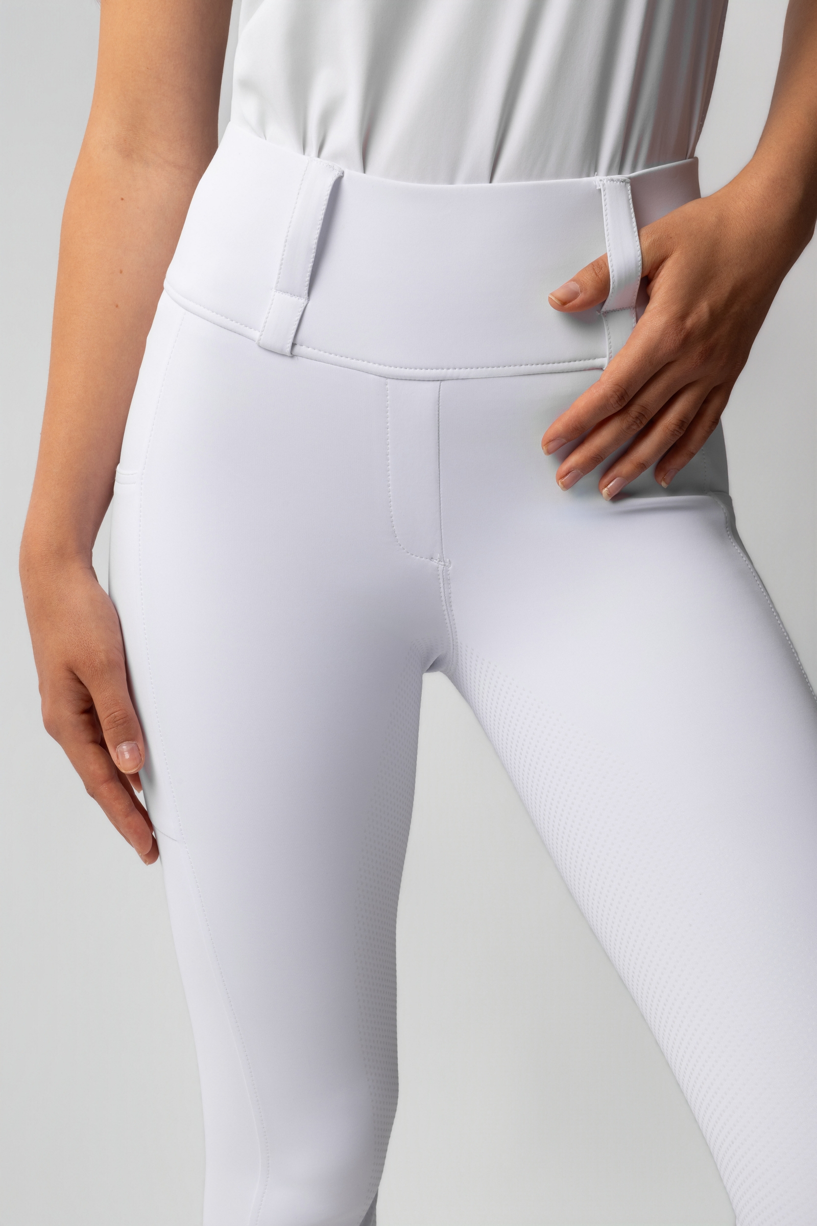 Horze Anya ridetights til kvinder med fuldt silikonegreb UPF 50+