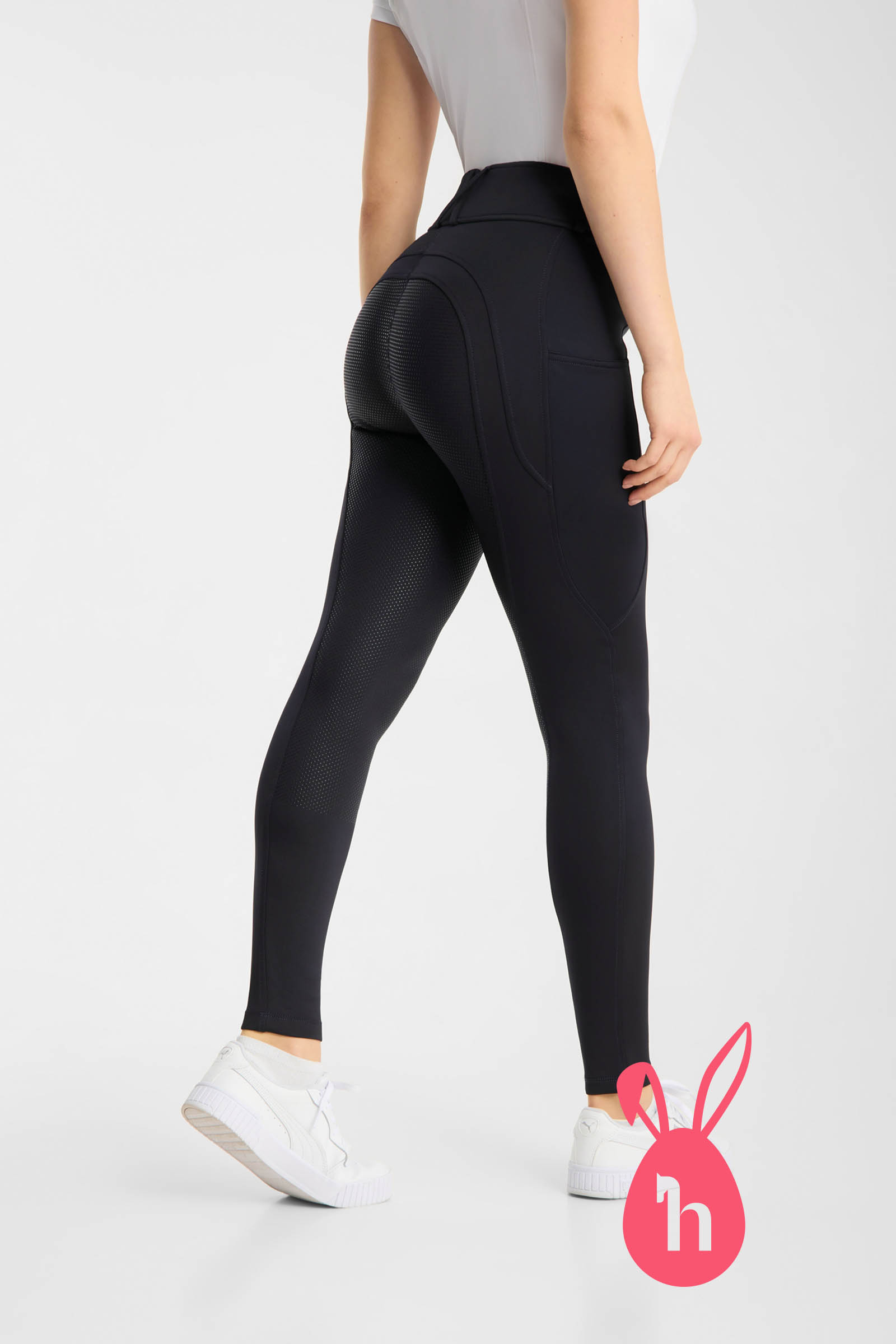 Horze Chara ridebukser til kvinder med fuldgrip