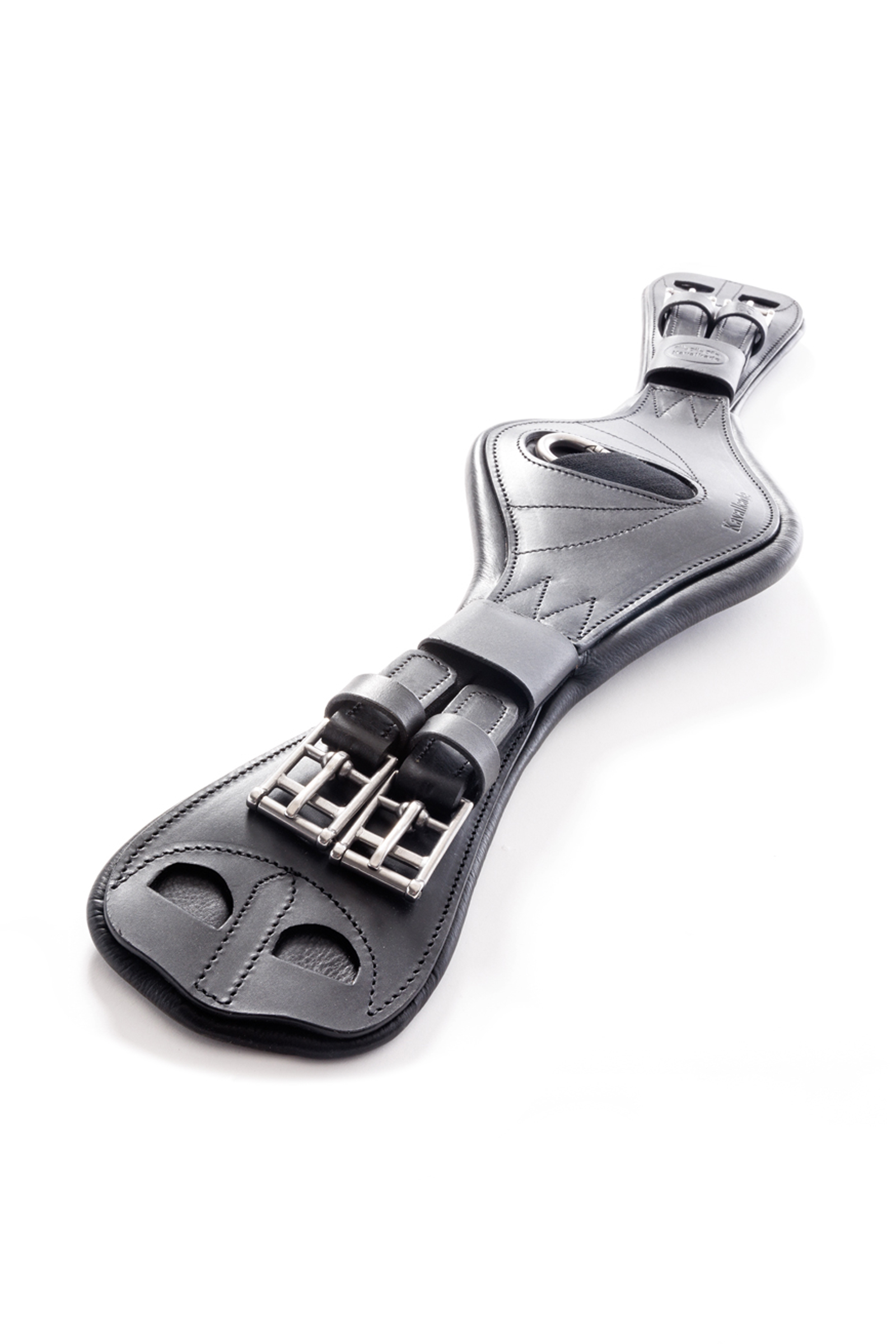 Kavalkade Julius Olieret L&aelig;der Kort G&oslash;rdel med Elastik