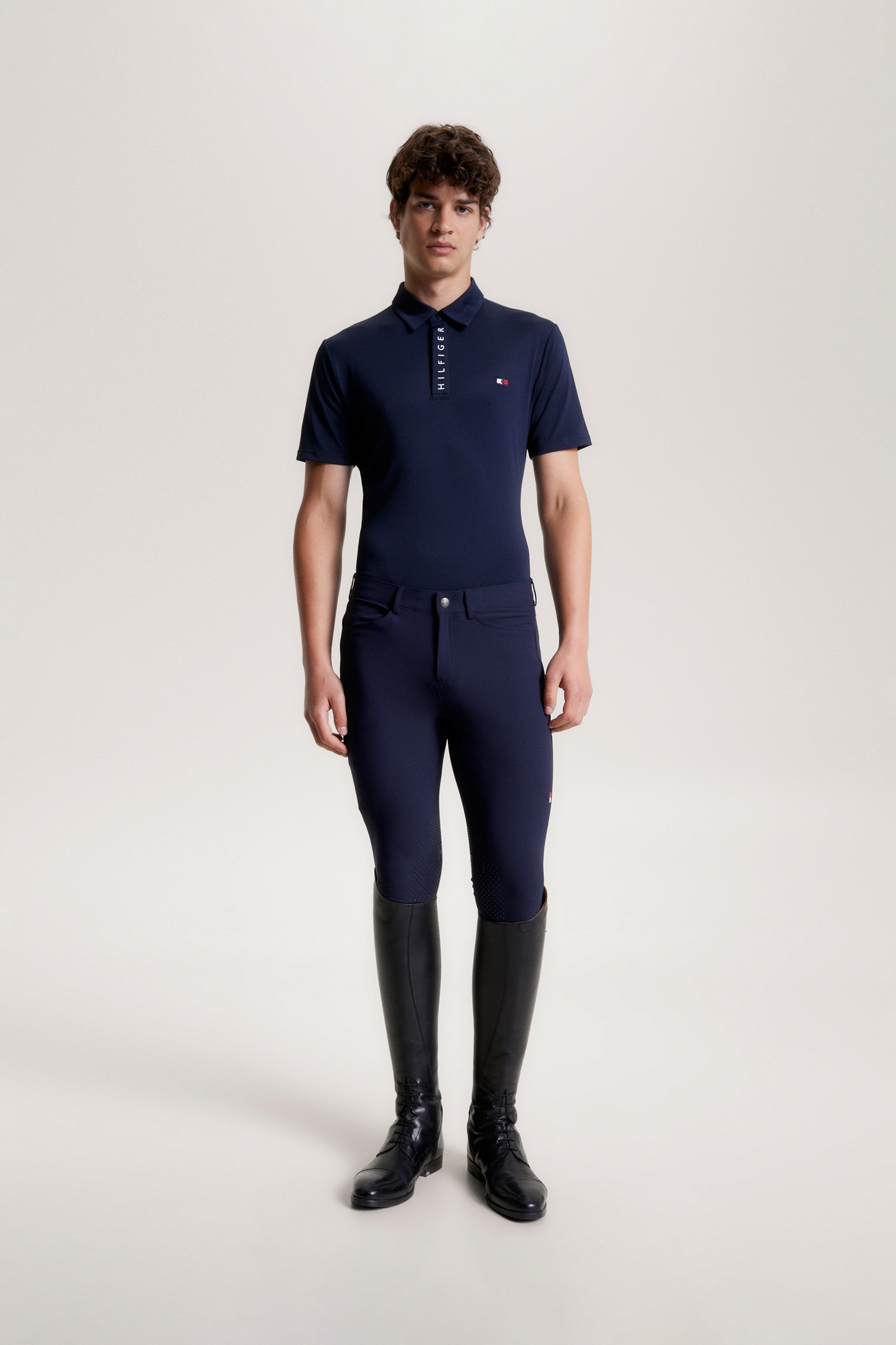 Tommy Hilfiger Equestrian Harlem Polo T-shirt med korte ærmer og logo