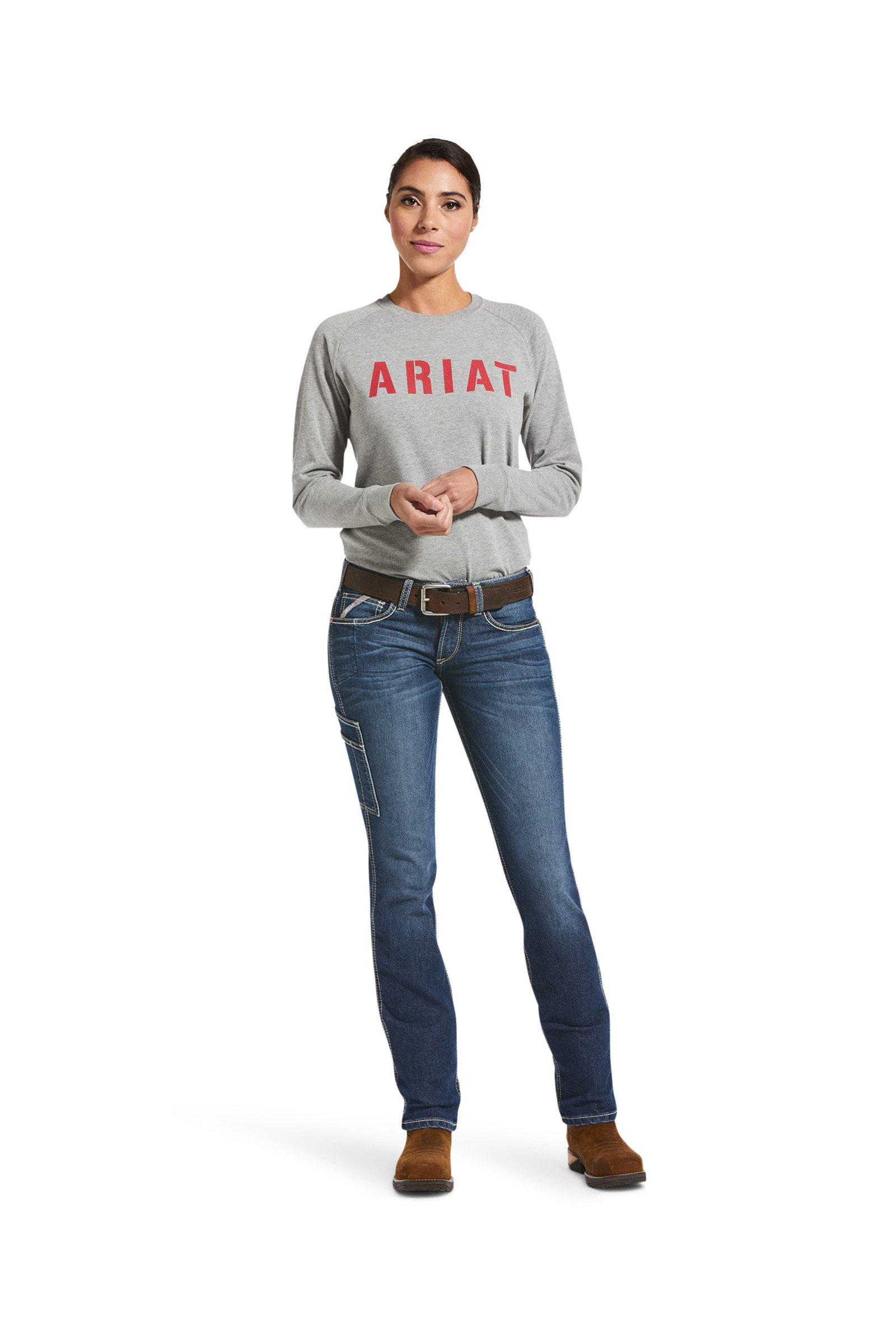 Ariat Rebar Dame Durastretch Riveter jeans med lige ben