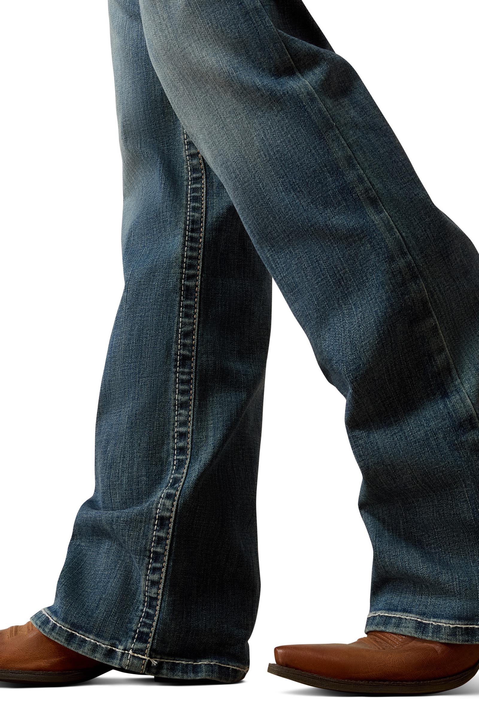 Ariat Whipstitch R.E.A.L. Dame mid-rise stretch bootcut jeans