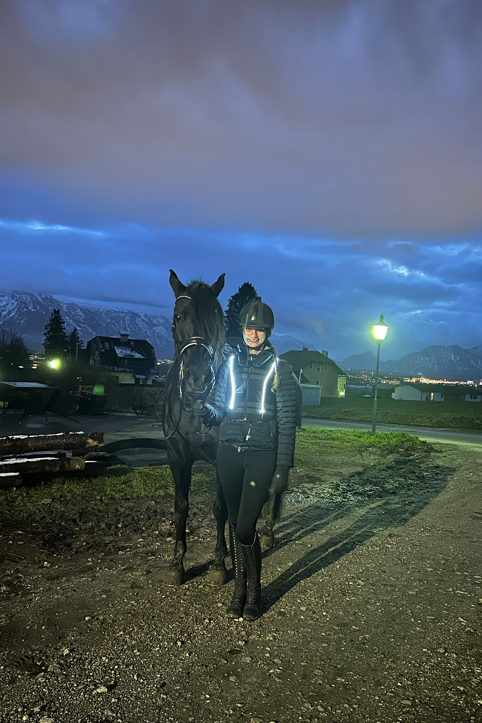 Komperdell Ballistic High Visibility FlexFit rygbeskytter, vendbar