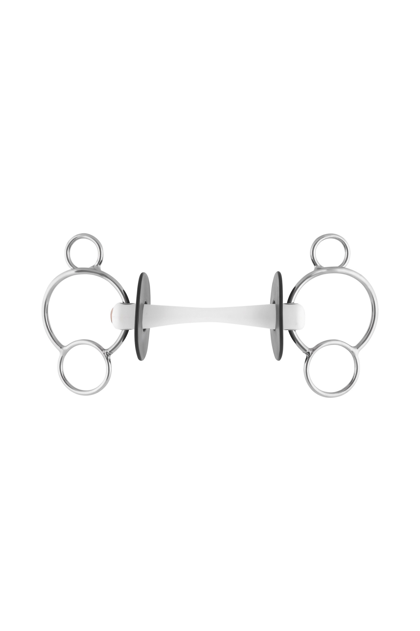 Sprenger Nathe 3-rings Bid 20mm, m/ fleksibelt Mullen Mouth (70mm ring)