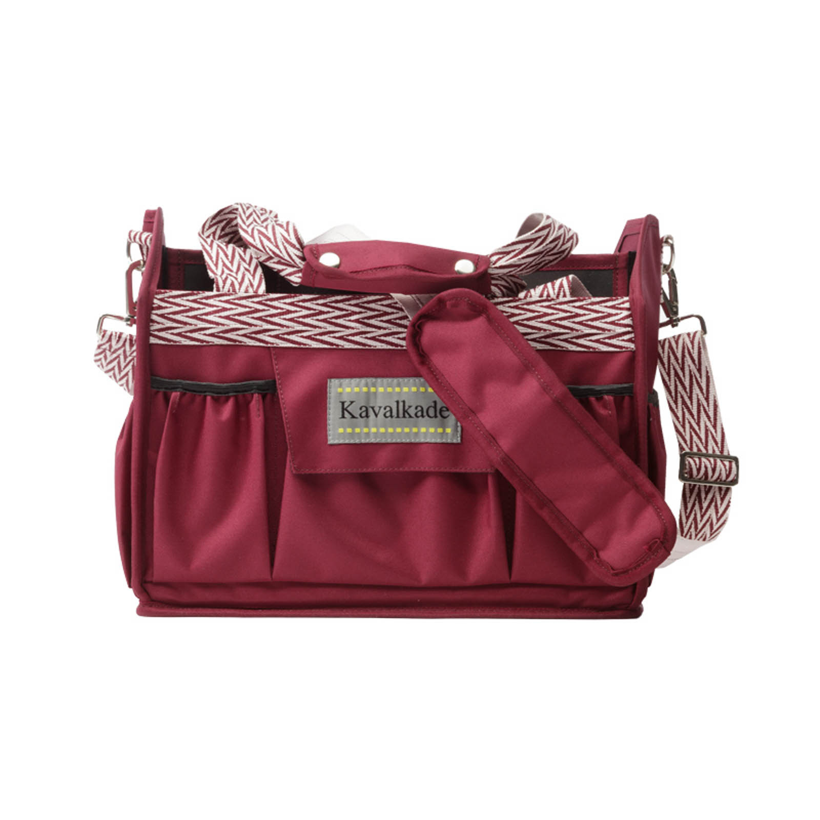 Dark Red Kavalkade Foldable Grooming Taske