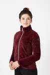 Horze Della Stribet Fleece Ridejakke, damemodel
