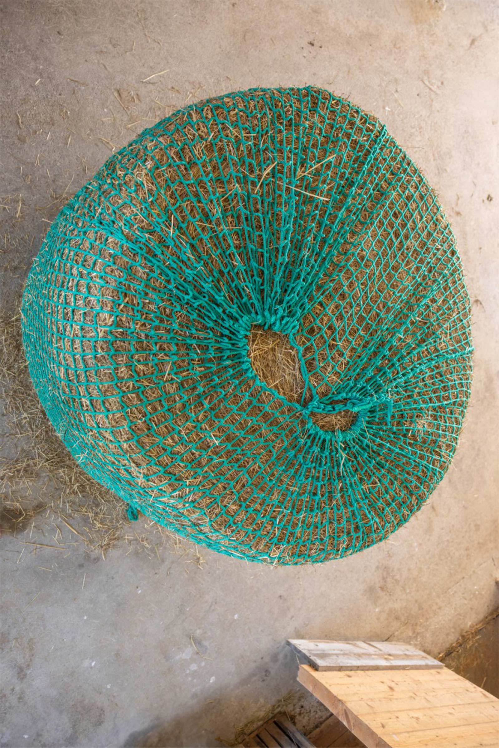 Kerbl h&oslash;net til rundballer, h&aelig;ngbar