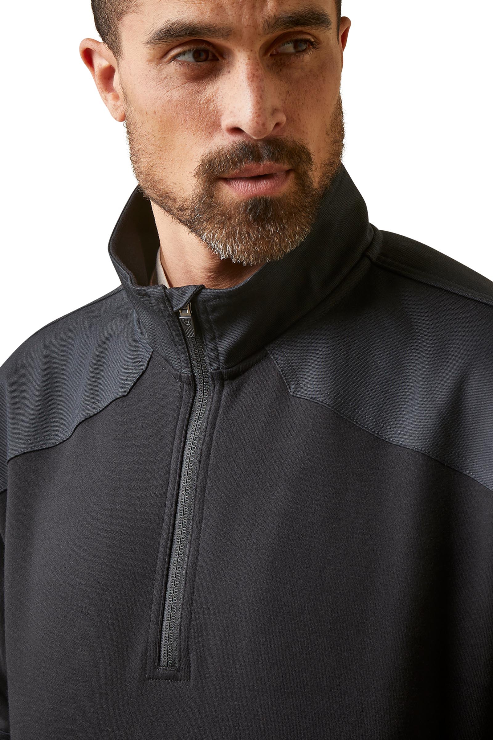 Ariat Rebar Workman Duracanvas Herre sweatshirt med 1/4 lynl&aring;s