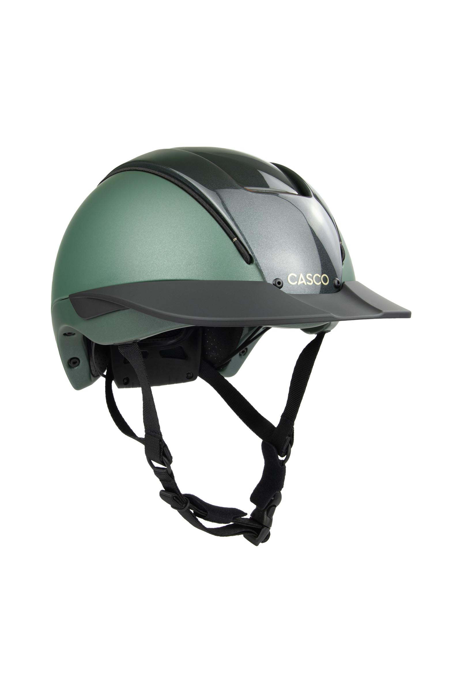 Emerald Green Casco Duell Prime ridehjelm