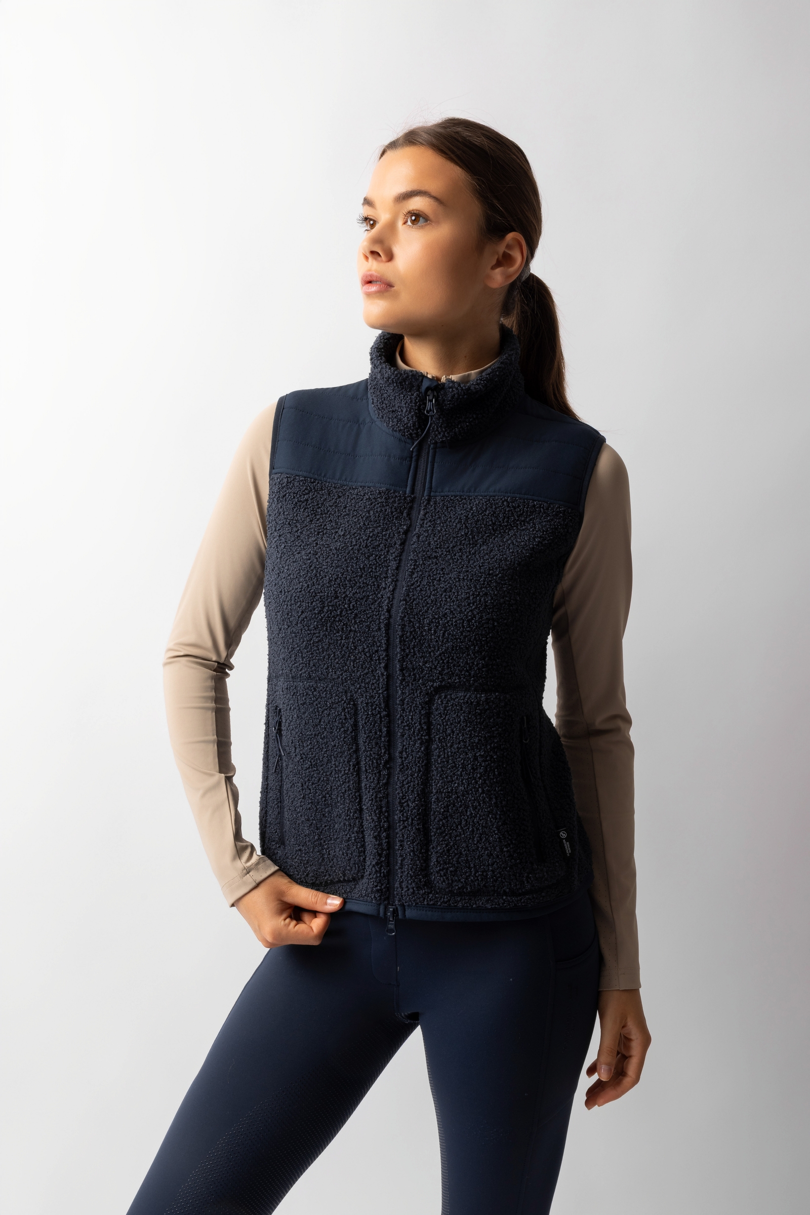 Horze Adira dame teddy fleece vest