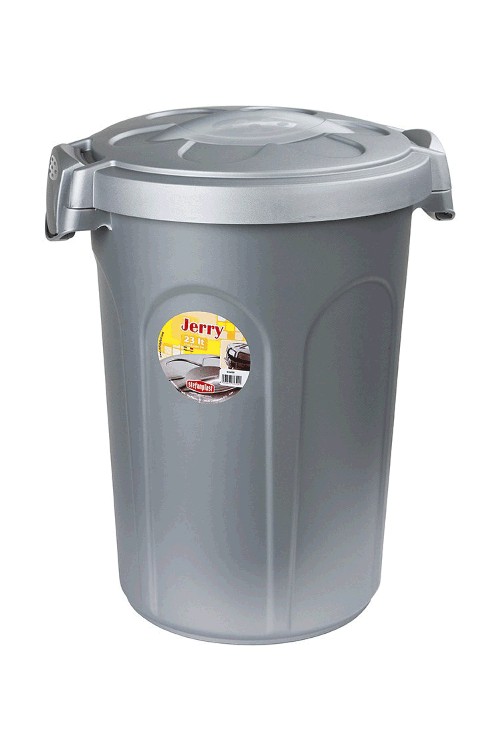 Kerbl Fodertønde Tom 16 kg, 46L, Grå