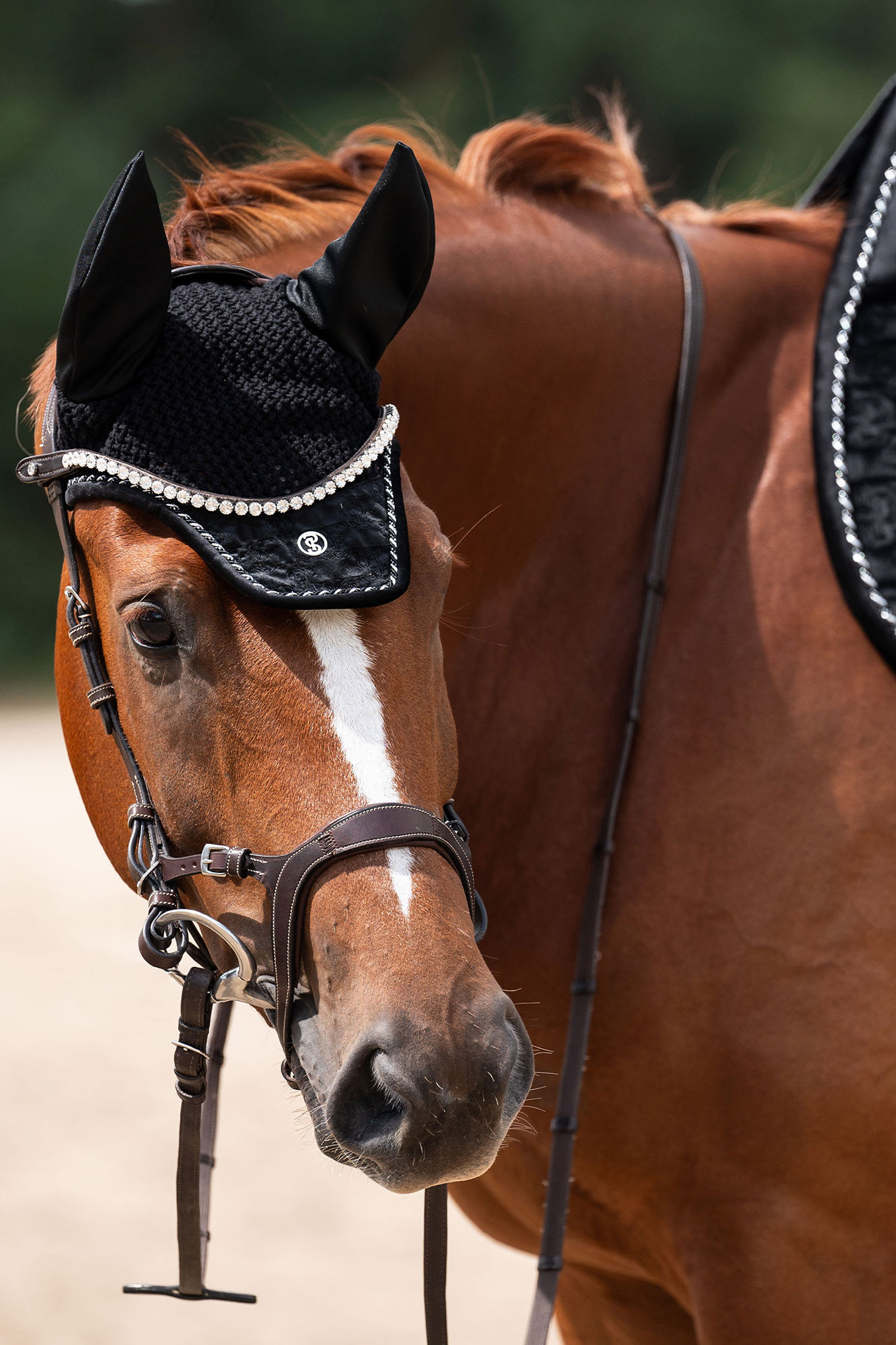 PS of Sweden fluehat Velvet Monogram