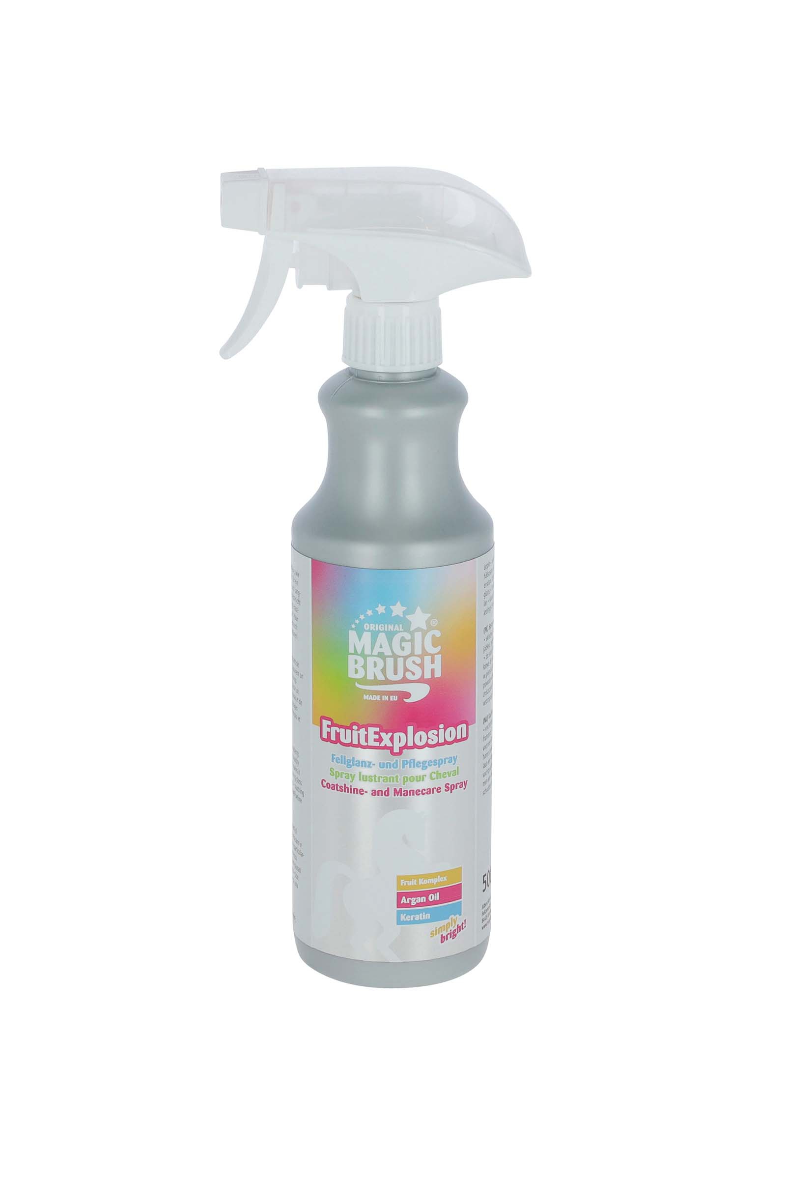 MagicBrush Fruit Explosion pelsglans- og plejespray, 500 ml
